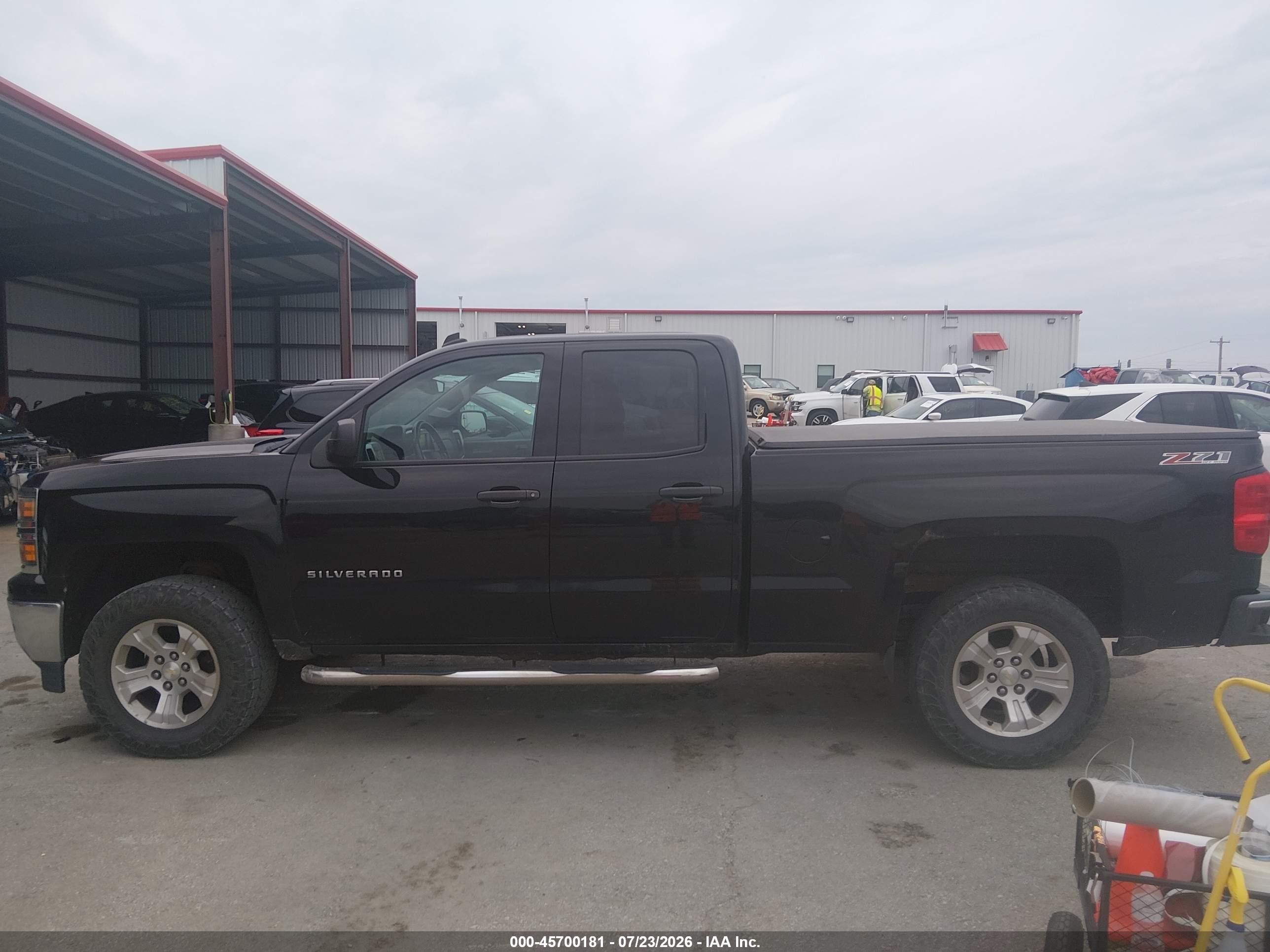 2014 Chevrolet Silverado 1500 Lt Black vin: 1GCVKREC8EZ105881