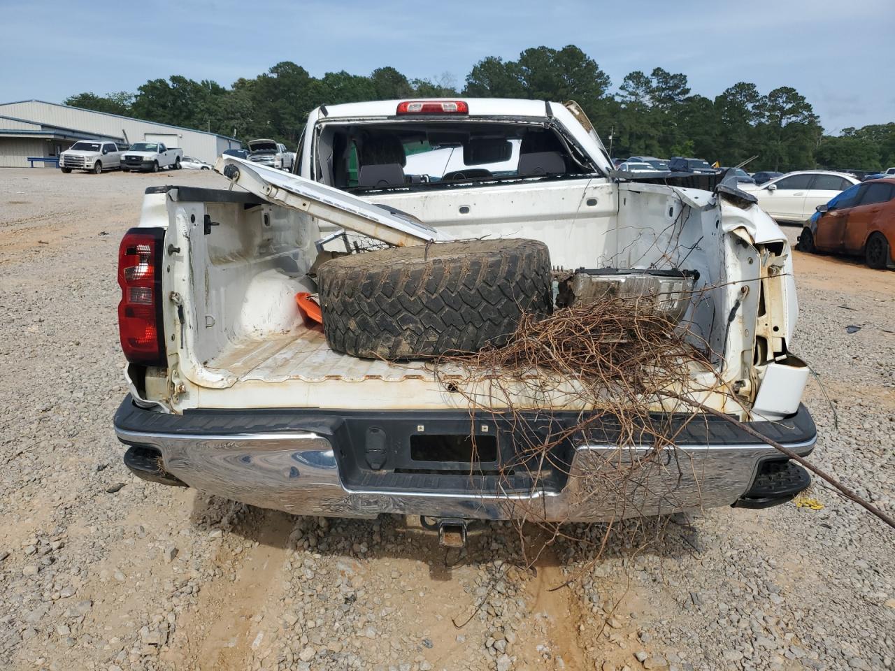 2014 Chevrolet Silverado K1500 Lt White vin: 1GCVKREC8EZ106058