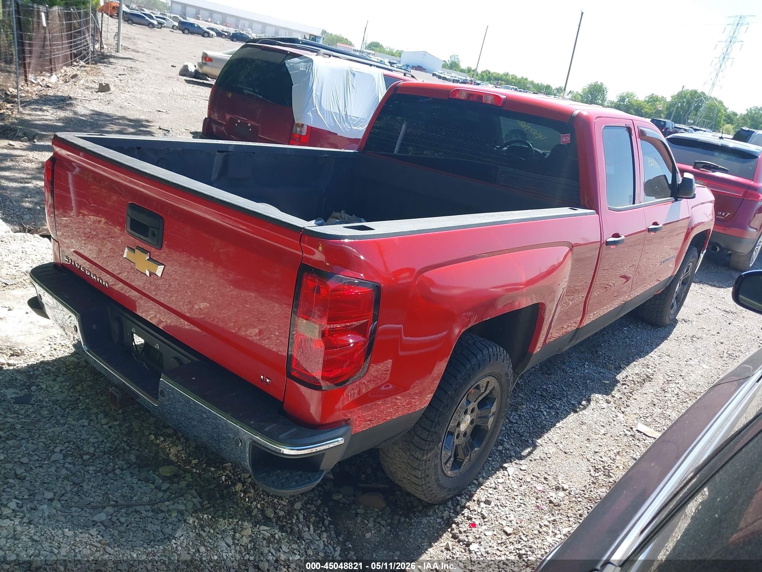 2014 Chevrolet Silverado 1500 2lt Красный vin: 1GCVKREC8EZ107419