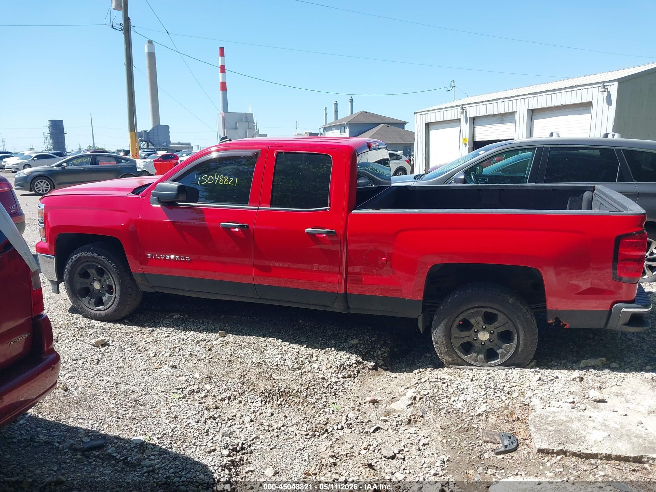 2014 Chevrolet Silverado 1500 2lt Красный vin: 1GCVKREC8EZ107419