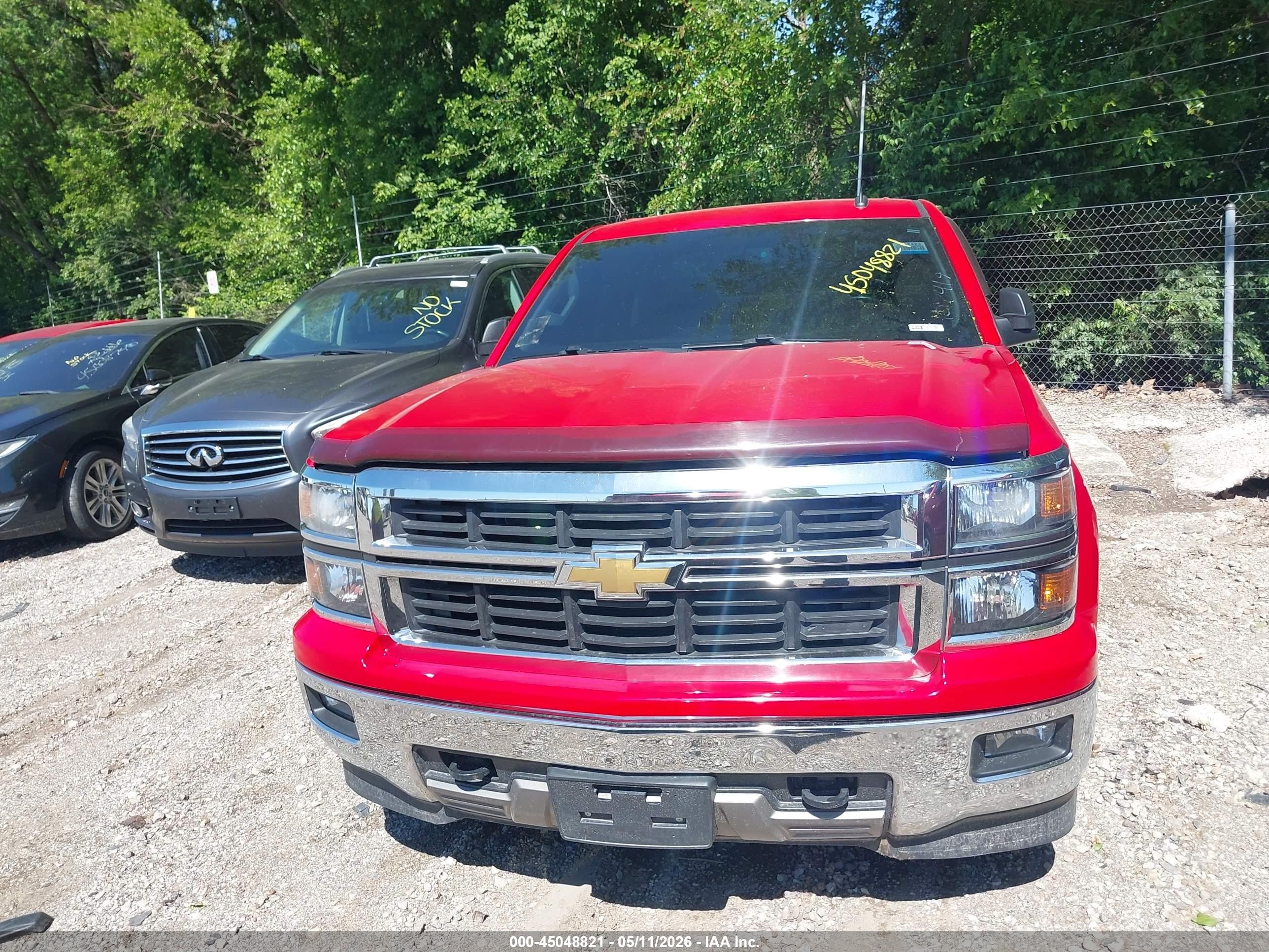 2014 Chevrolet Silverado 1500 2lt Красный vin: 1GCVKREC8EZ107419