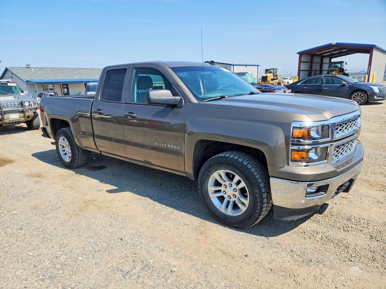 2014 Chevrolet Silverado K1500 Lt Brown vin: 1GCVKREC8EZ128478