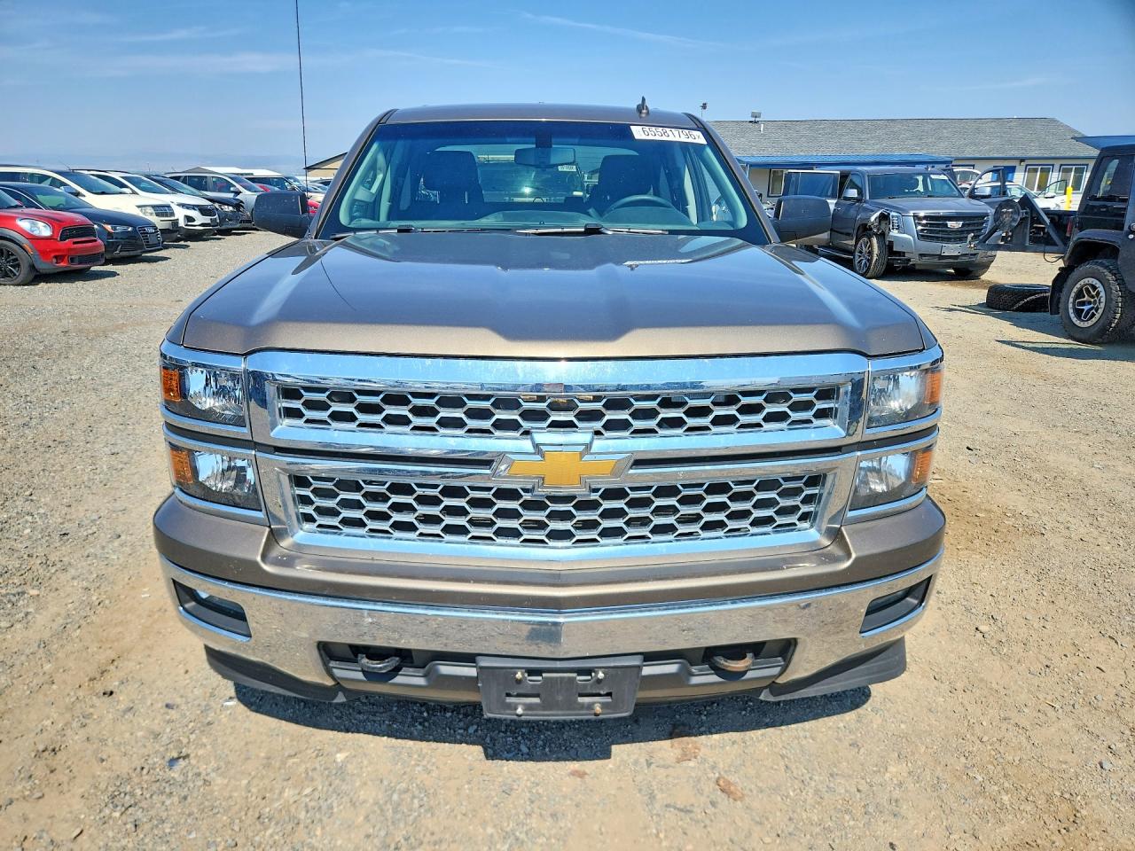 2014 Chevrolet Silverado K1500 Lt Brown vin: 1GCVKREC8EZ128478