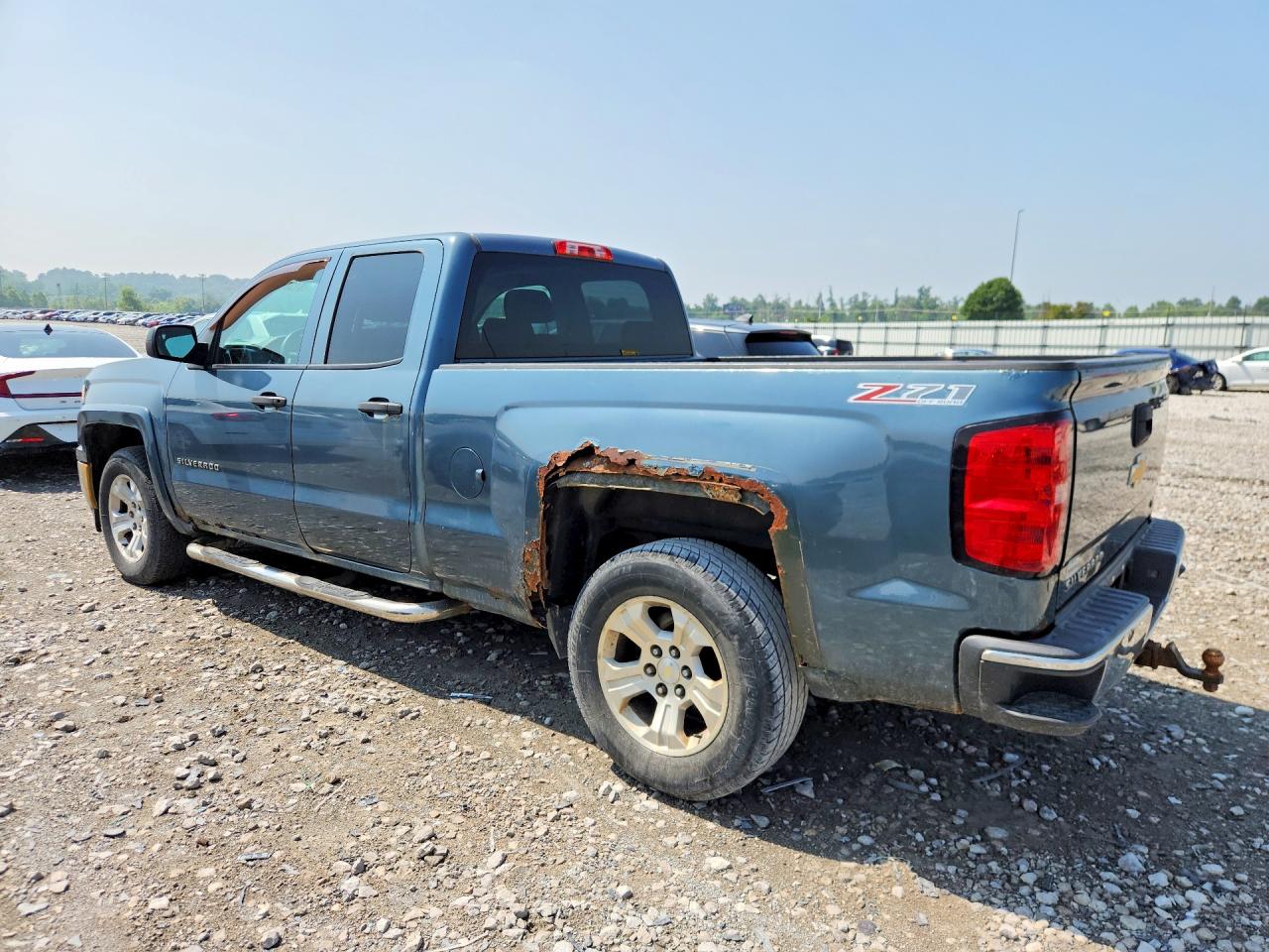 2014 Chevrolet Silverado K1500 Lt Blue vin: 1GCVKREC8EZ166664