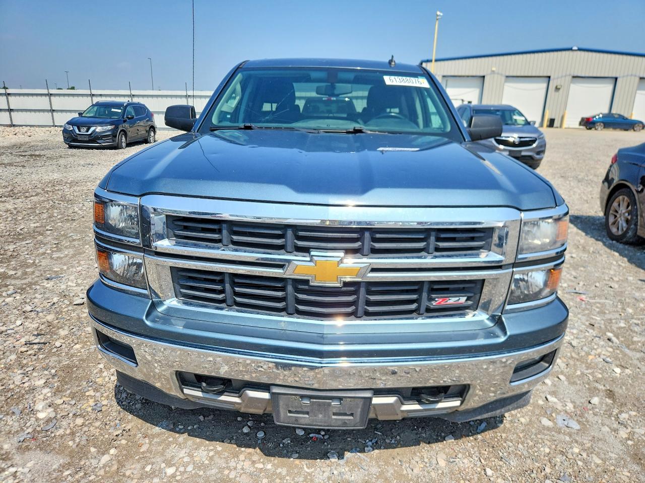 2014 Chevrolet Silverado K1500 Lt Blue vin: 1GCVKREC8EZ166664