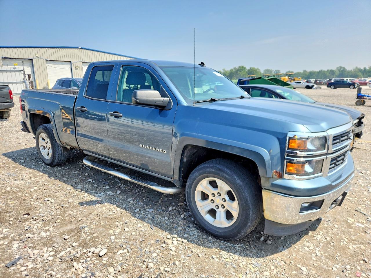 2014 Chevrolet Silverado K1500 Lt Blue vin: 1GCVKREC8EZ166664