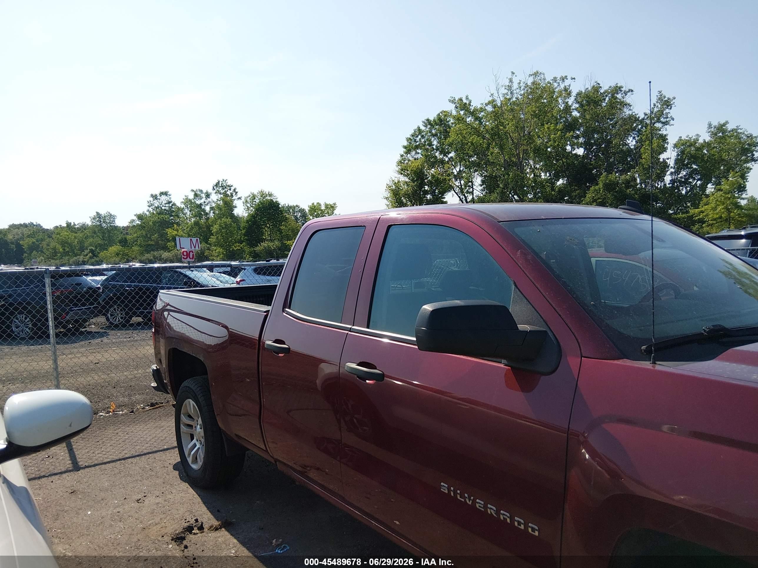 2014 Chevrolet Silverado 1500 Lt Maroon vin: 1GCVKREC8EZ209433