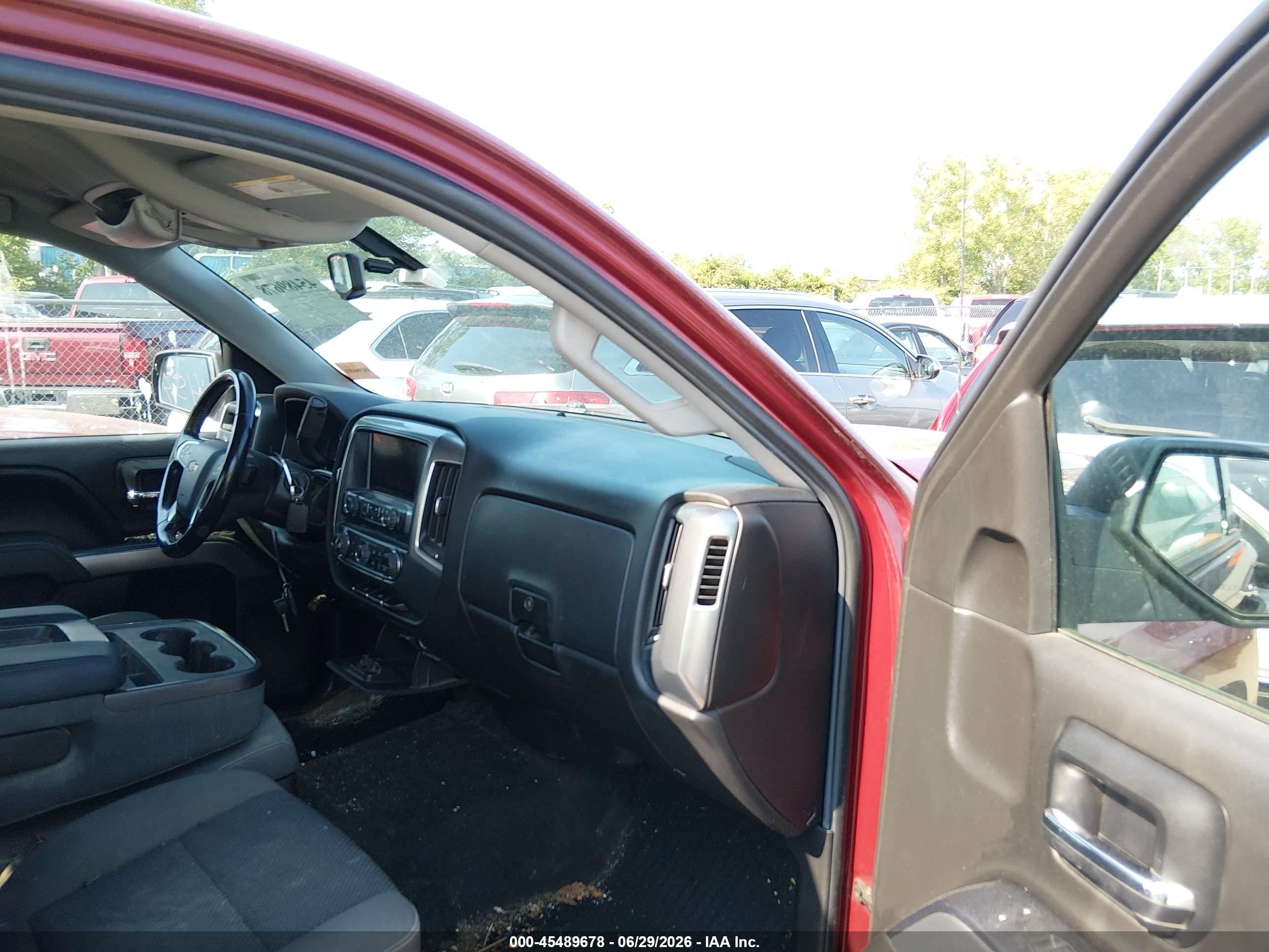 2014 Chevrolet Silverado 1500 Lt Maroon vin: 1GCVKREC8EZ209433