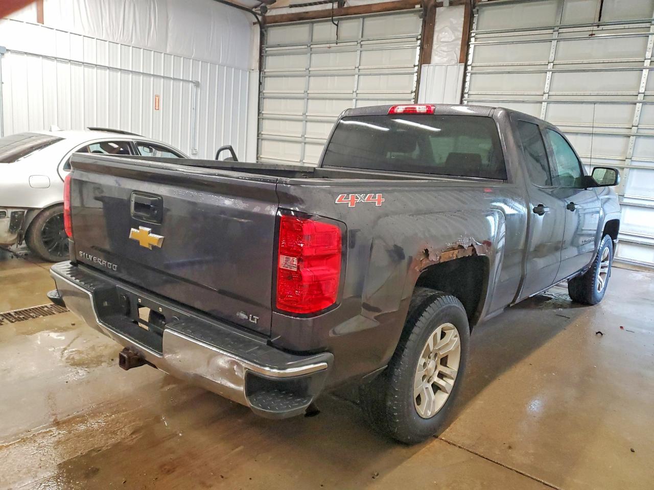 2014 Chevrolet Silverado K1500 Lt Gray vin: 1GCVKREC8EZ224546
