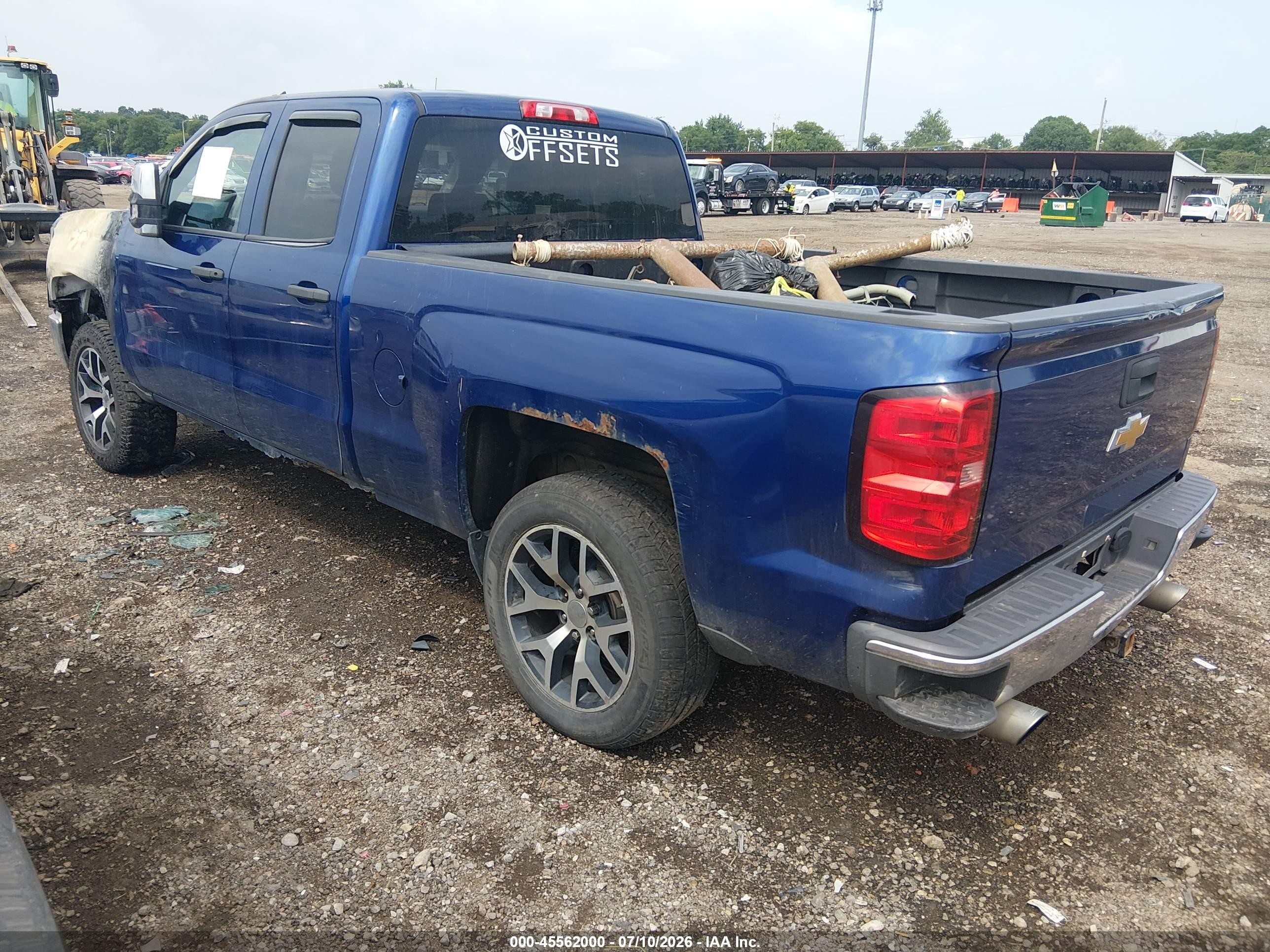 2014 Chevrolet Silverado 1500 Lt Blue vin: 1GCVKREC8EZ236664