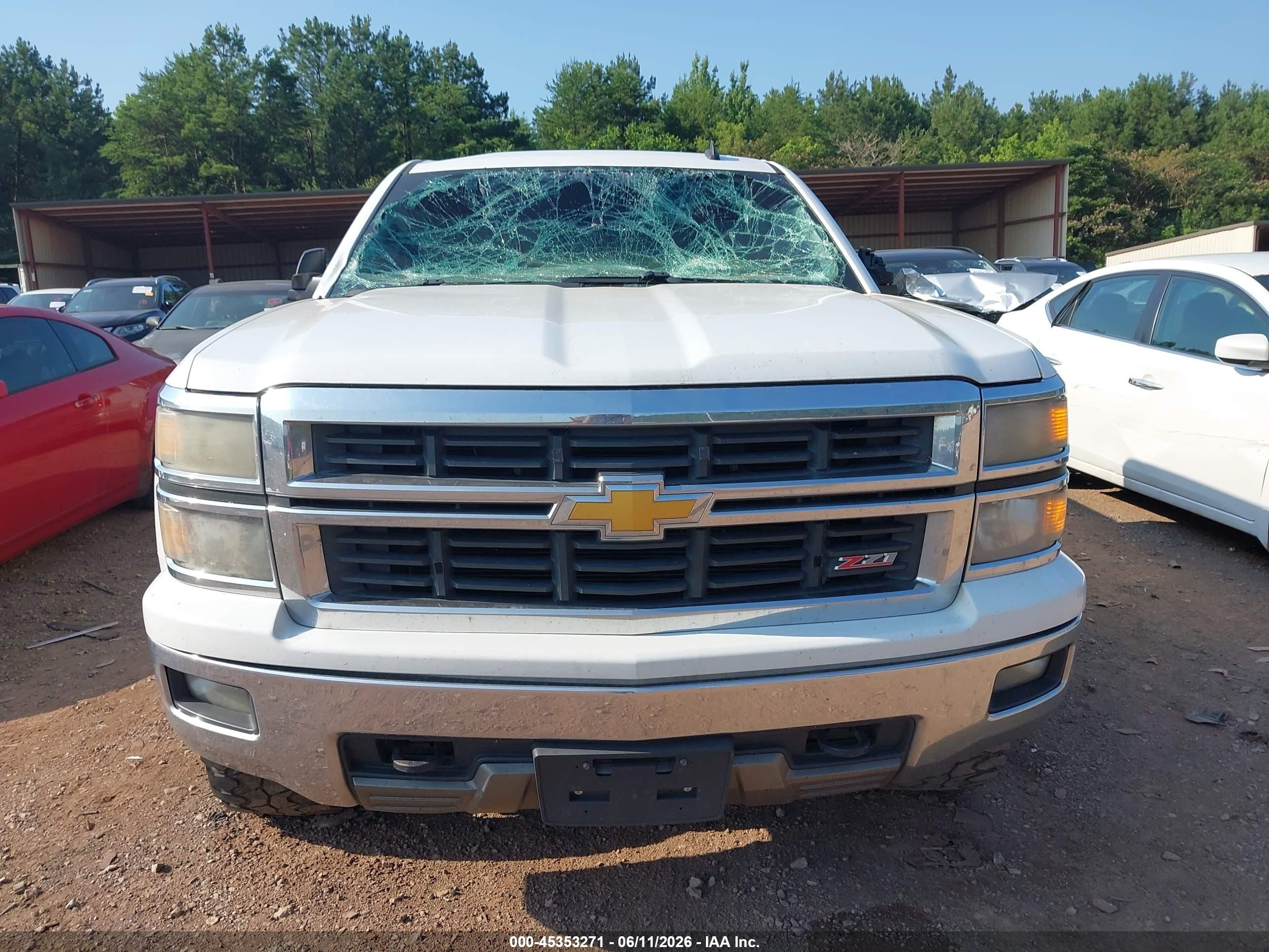2014 Chevrolet Silverado 1500 Lt Белый vin: 1GCVKREC8EZ264514