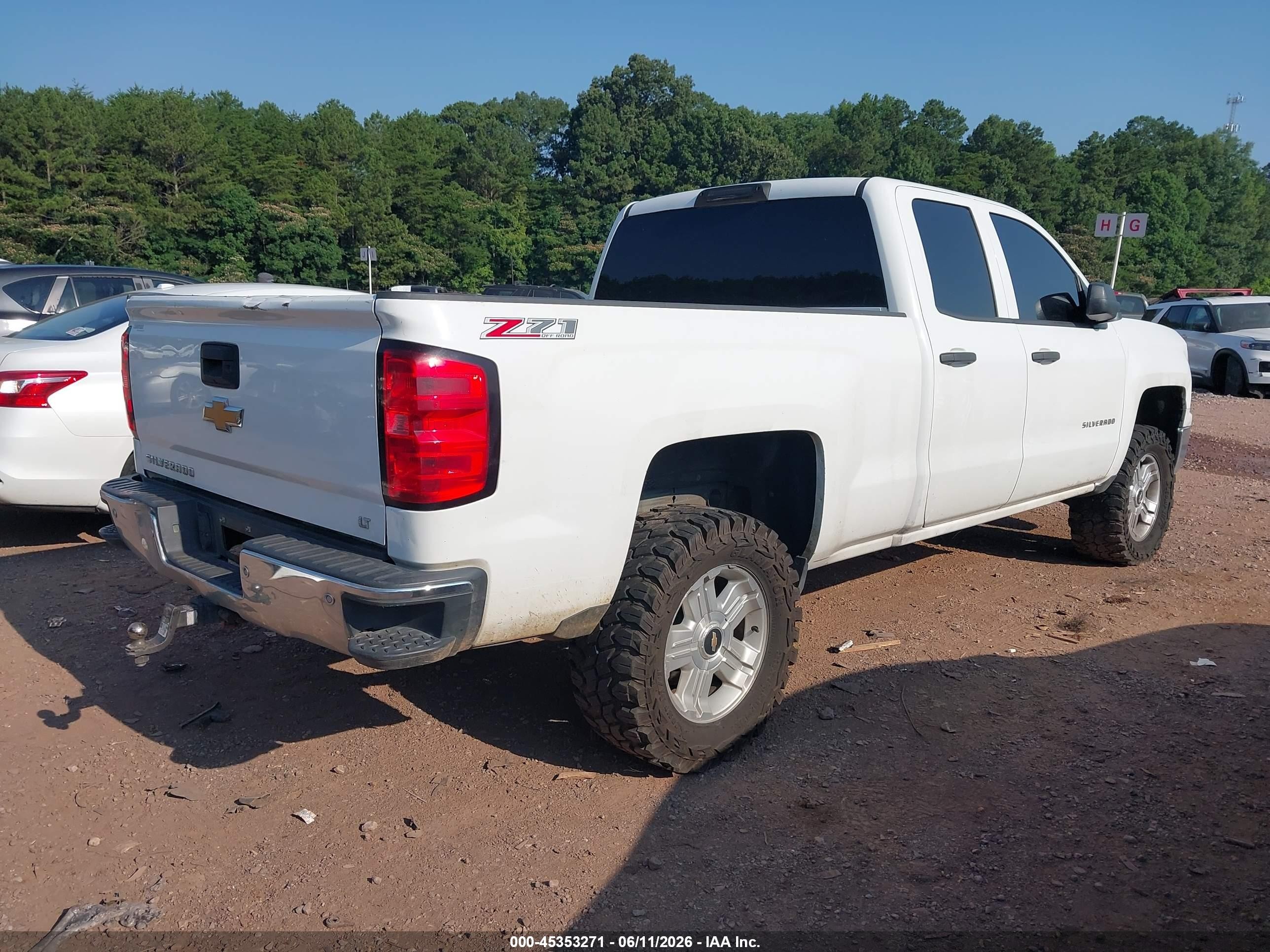 2014 Chevrolet Silverado 1500 Lt Белый vin: 1GCVKREC8EZ264514