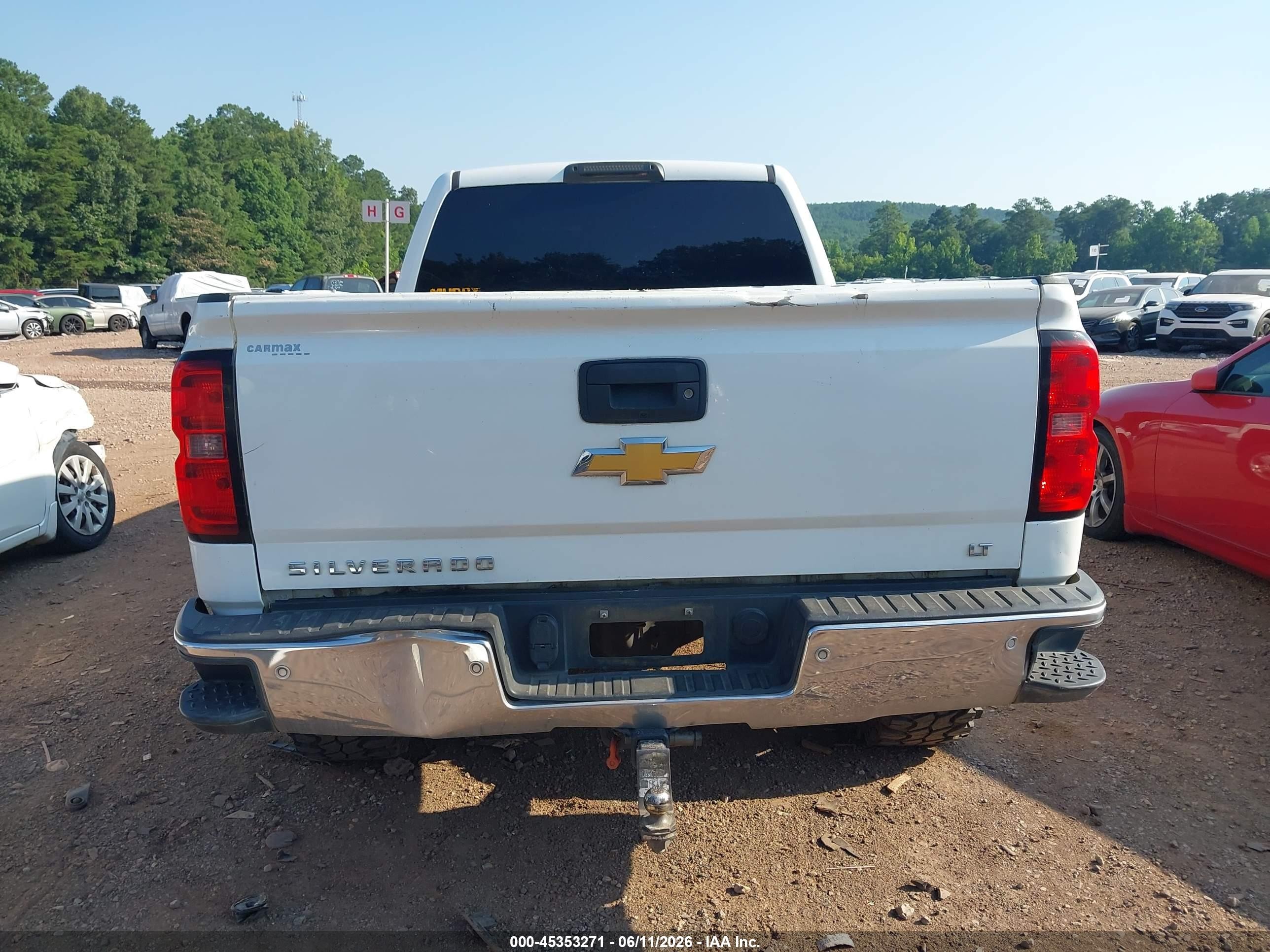 2014 Chevrolet Silverado 1500 Lt Белый vin: 1GCVKREC8EZ264514