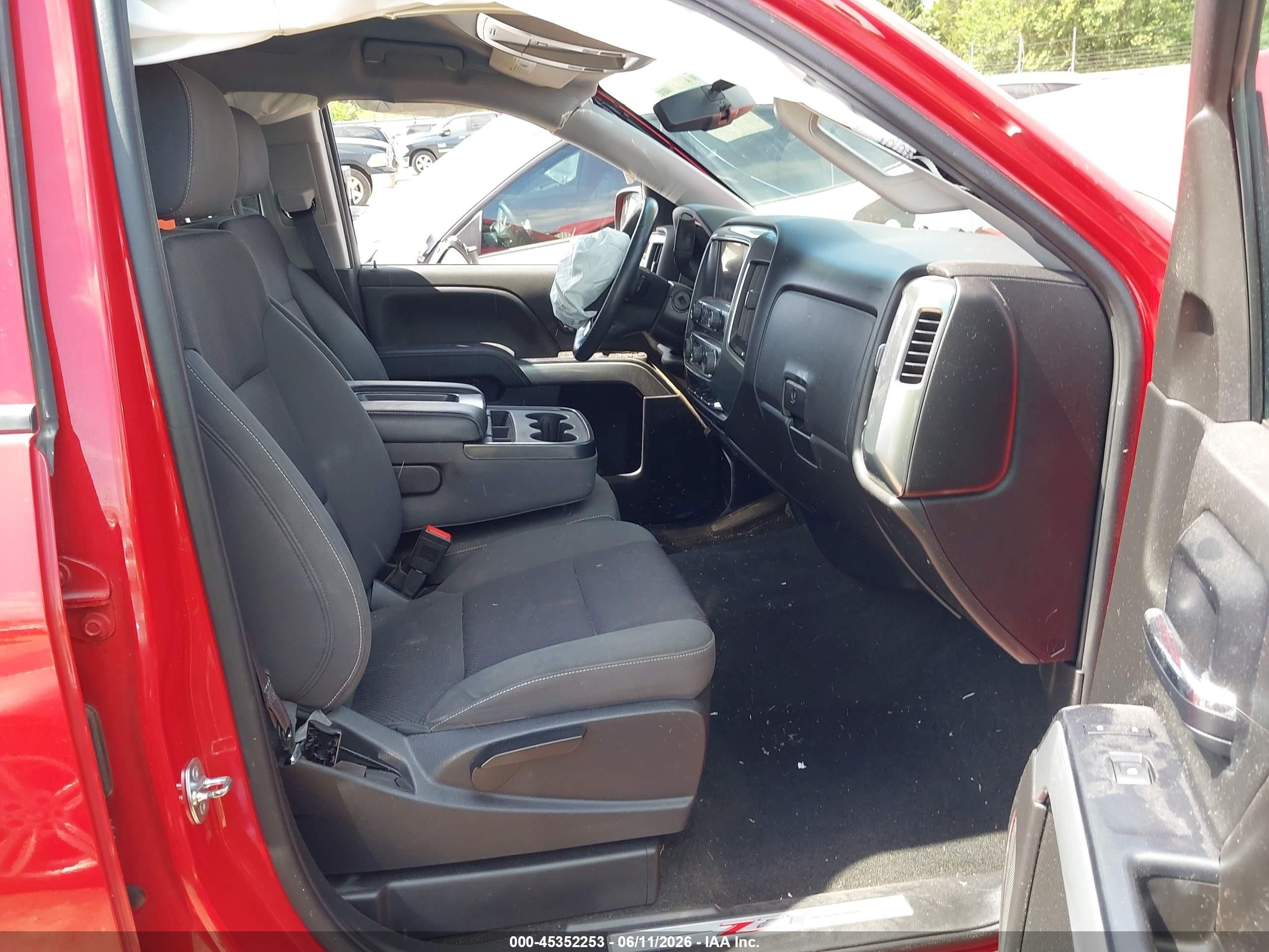 2014 Chevrolet Silverado 1500 Lt Red vin: 1GCVKREC8EZ266327