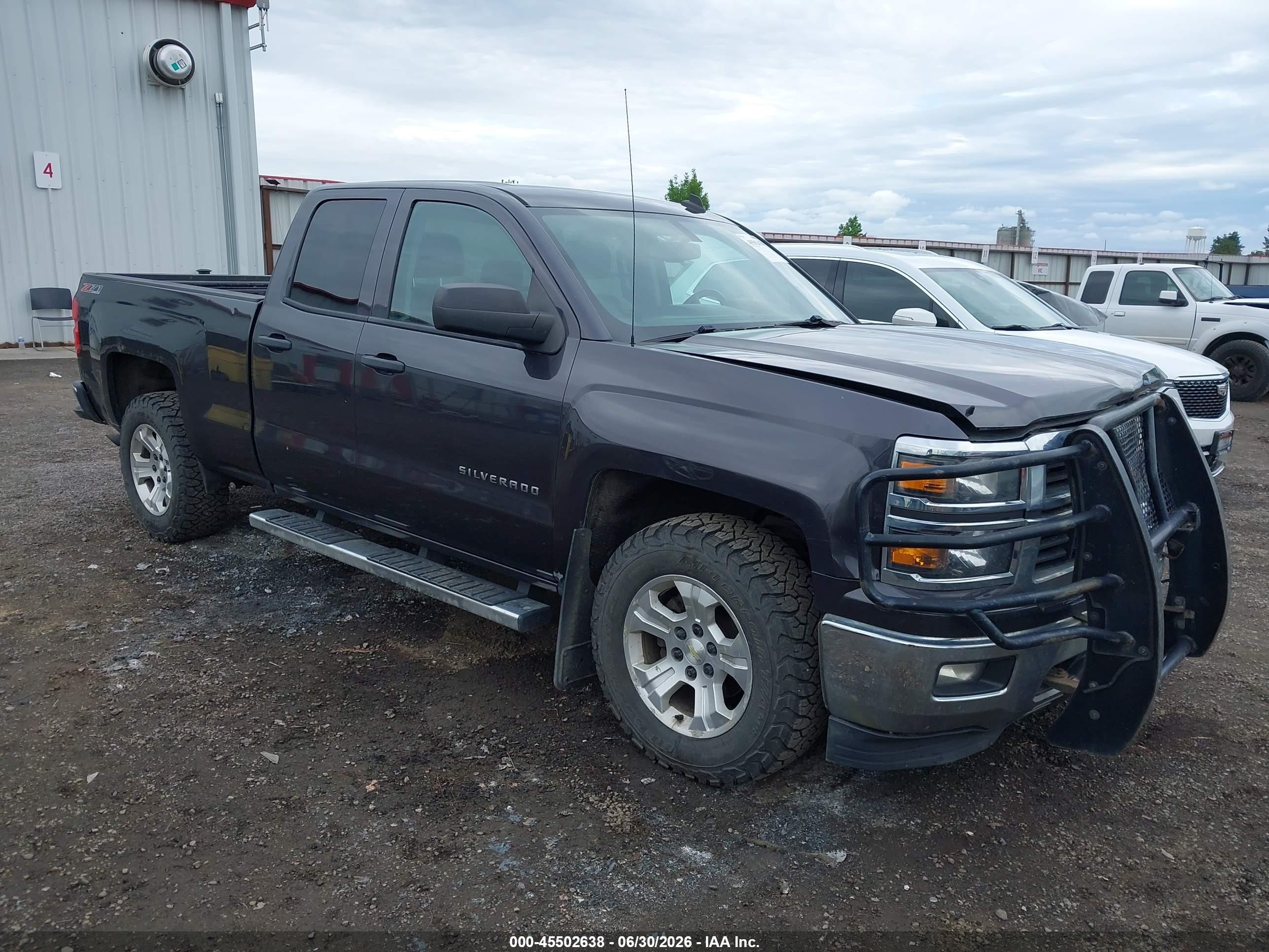 2014 Chevrolet Silverado 1500 Lt Gray vin: 1GCVKREC8EZ352690