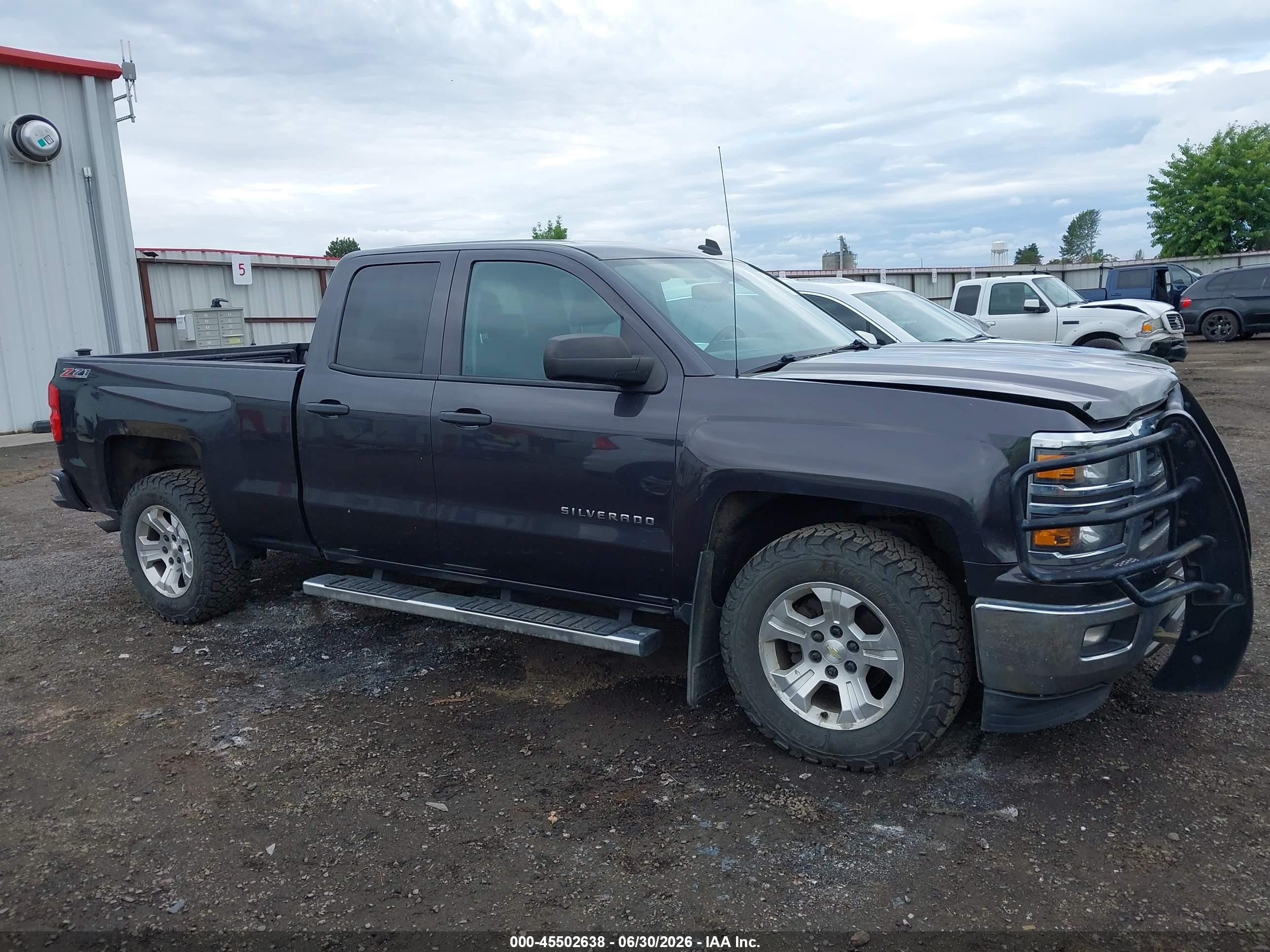 2014 Chevrolet Silverado 1500 Lt Gray vin: 1GCVKREC8EZ352690