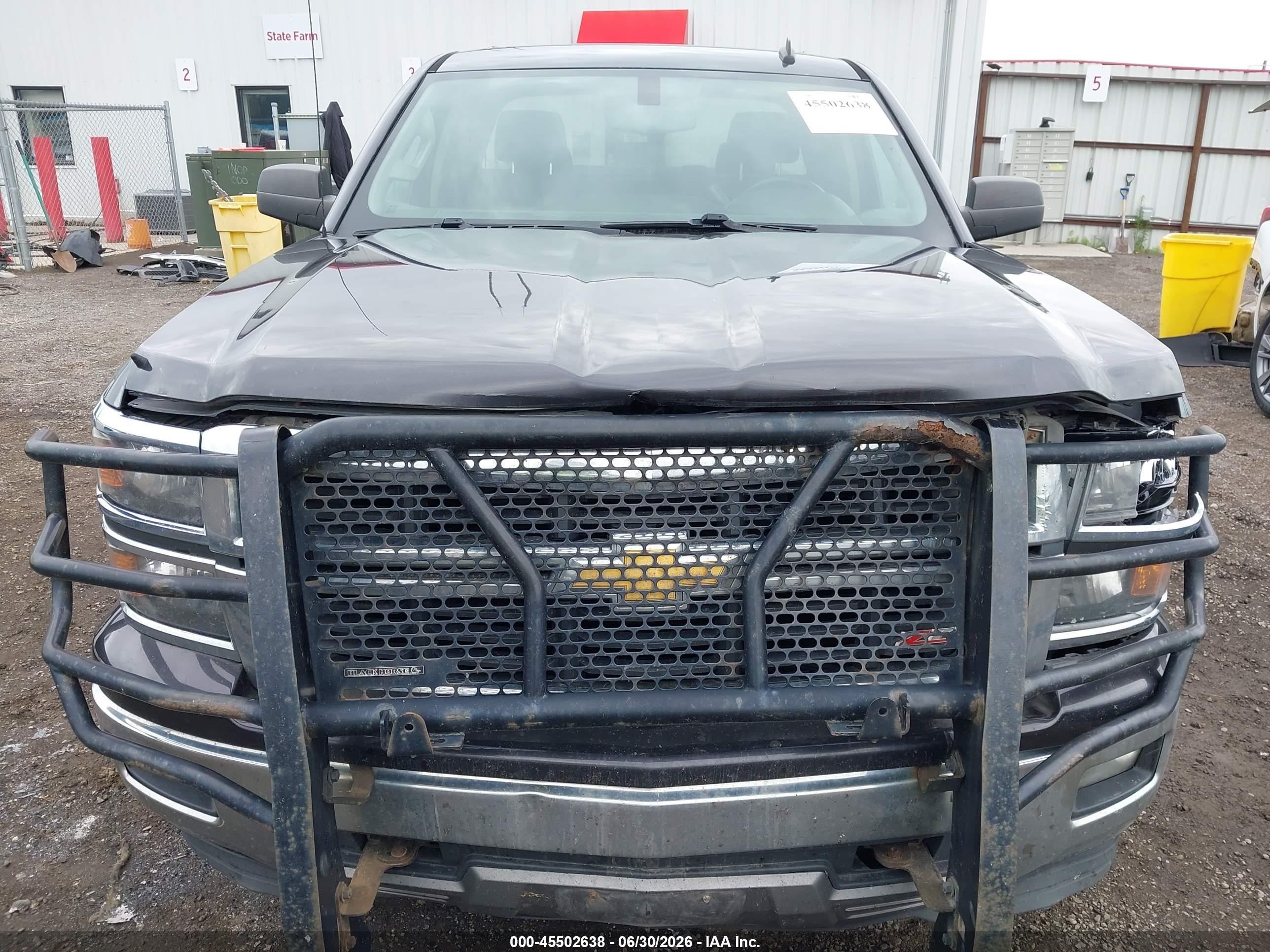 2014 Chevrolet Silverado 1500 Lt Gray vin: 1GCVKREC8EZ352690