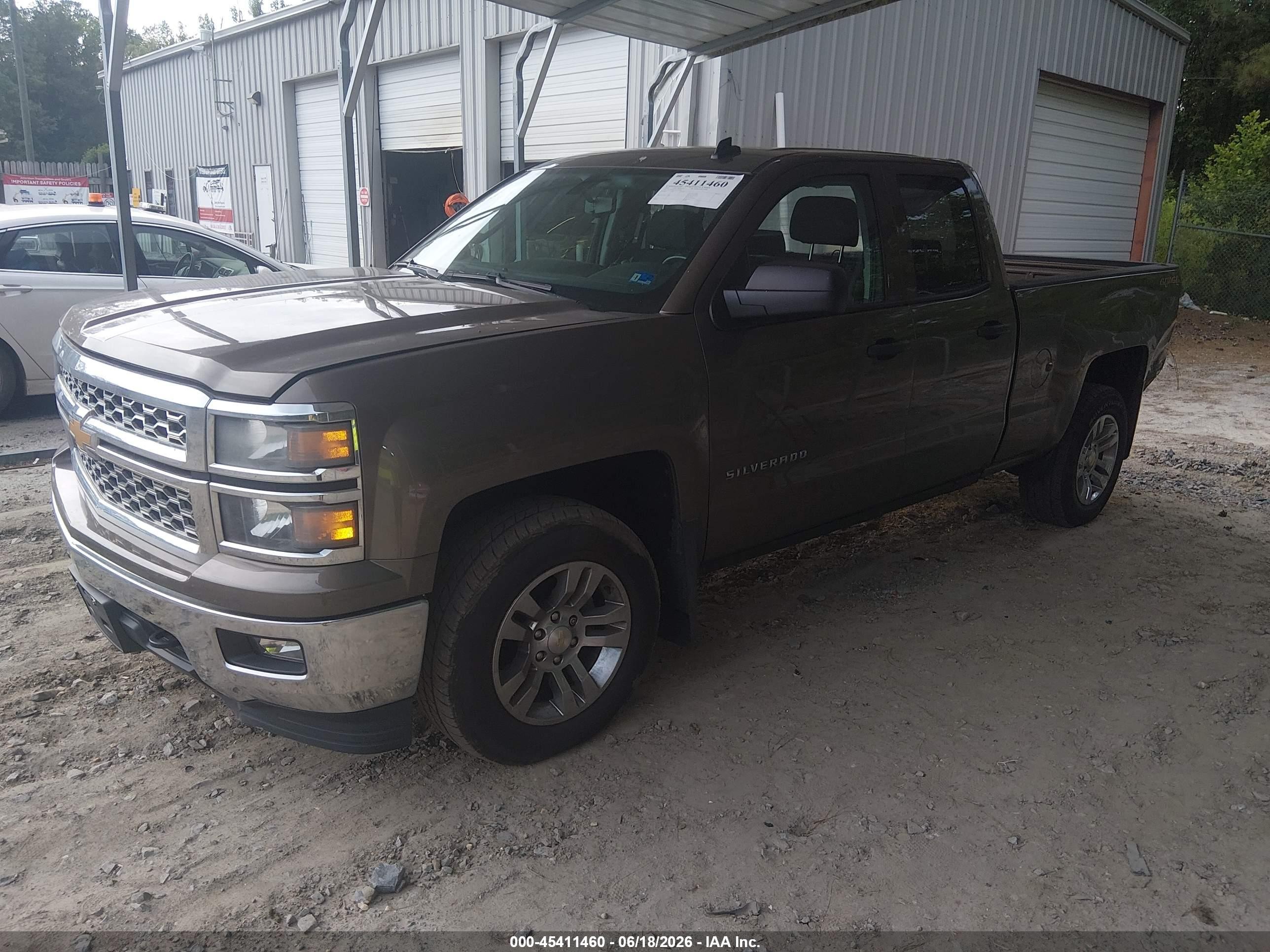 2014 Chevrolet Silverado 1500 Lt Brown vin: 1GCVKREC8EZ396883