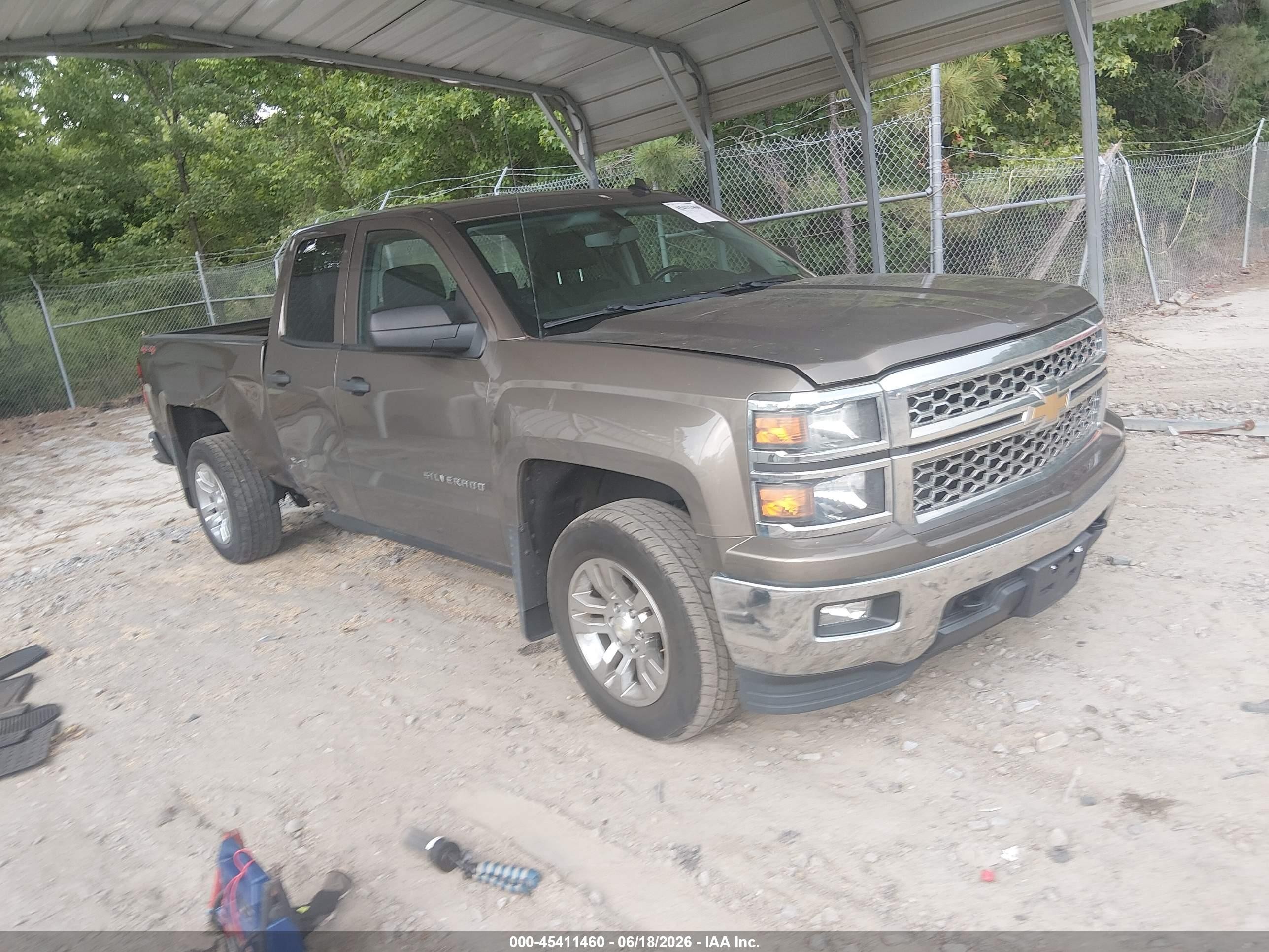 2014 Chevrolet Silverado 1500 Lt Brown vin: 1GCVKREC8EZ396883