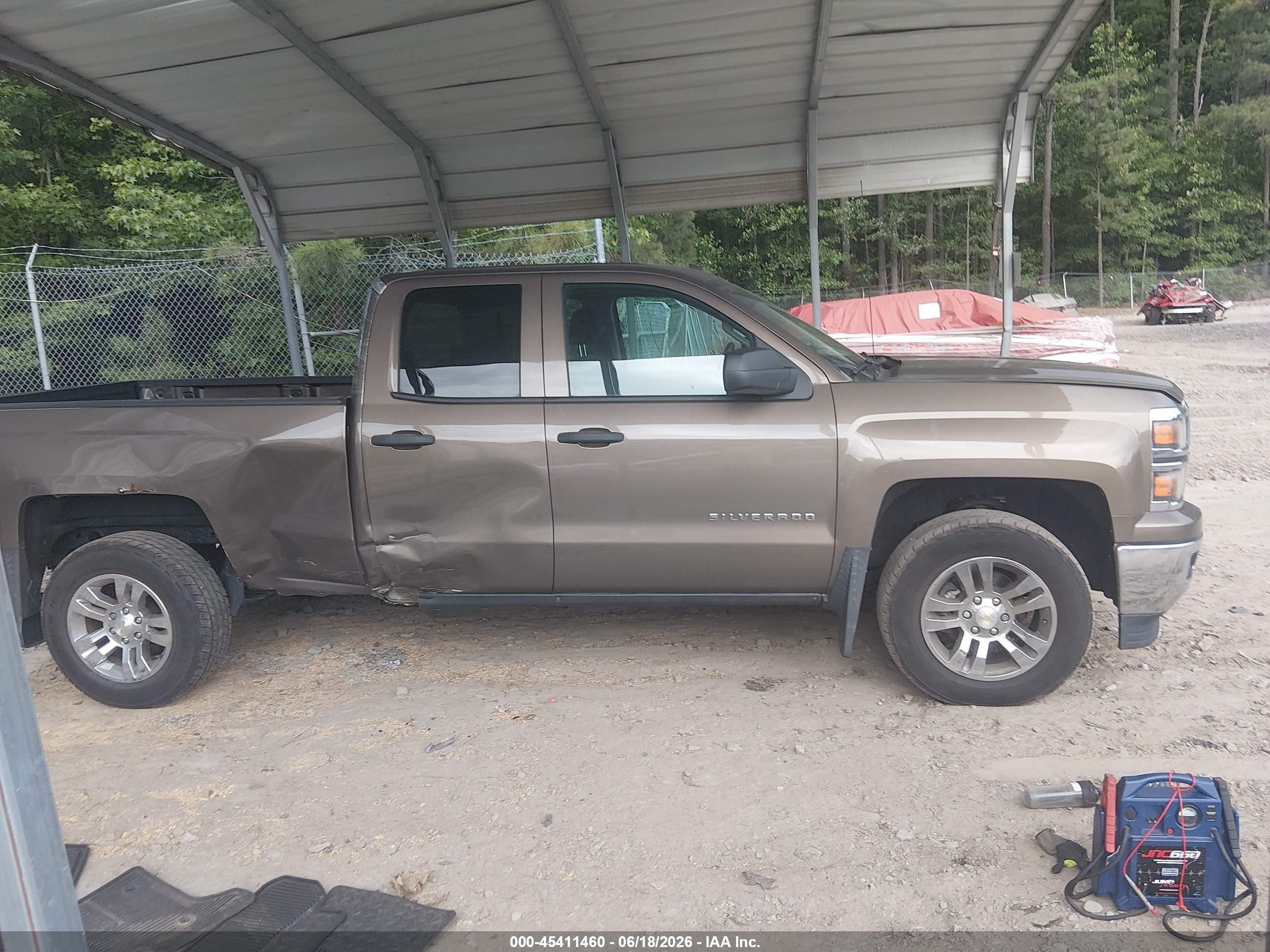 2014 Chevrolet Silverado 1500 Lt Brown vin: 1GCVKREC8EZ396883