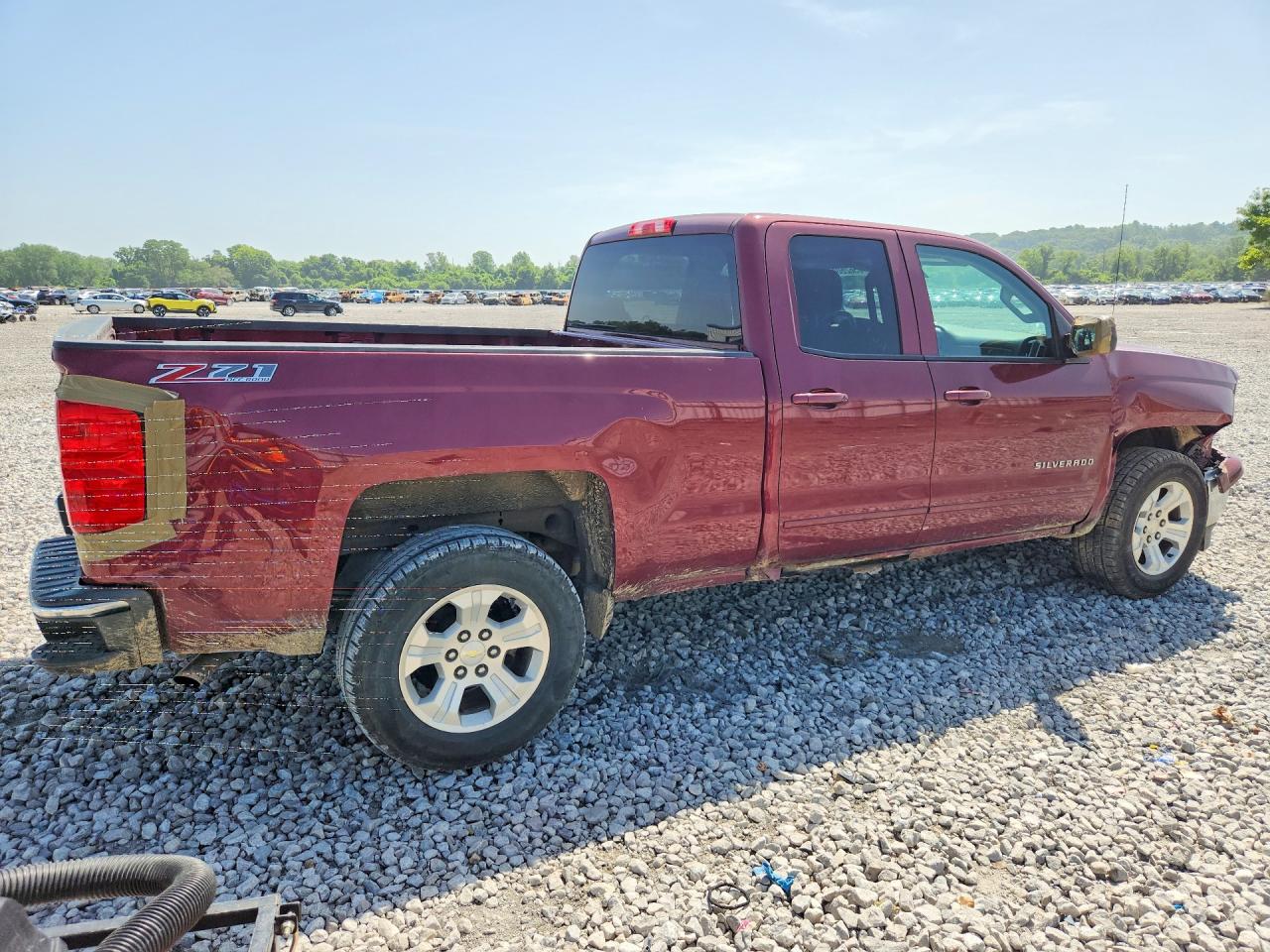 2015 Chevrolet Silverado 1500 Maroon vin: 1GCVKREC8FZ173499