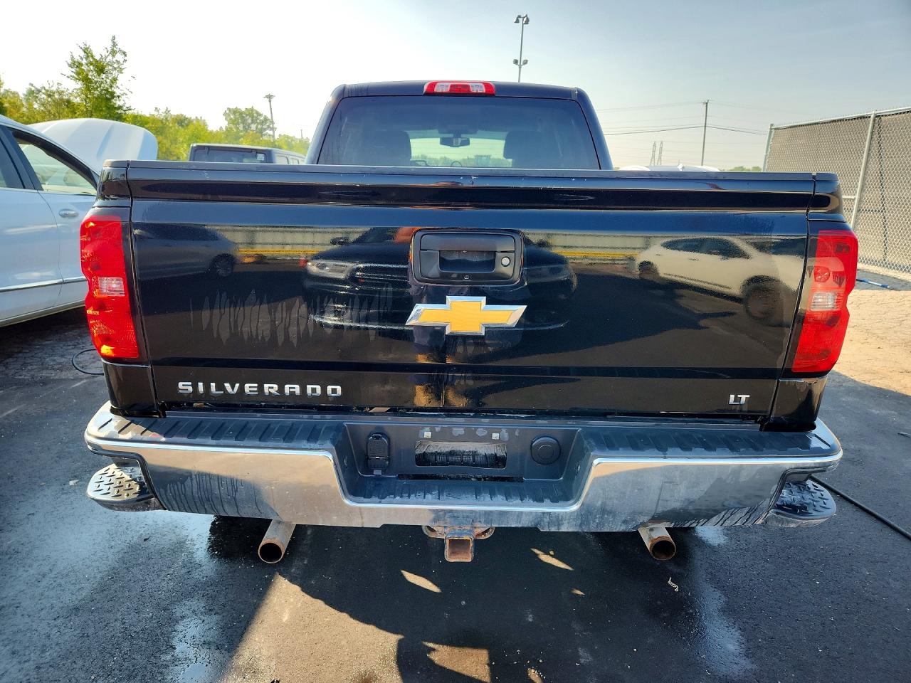 2015 Chevrolet Silverado K1500 Lt Black vin: 1GCVKREC8FZ271500