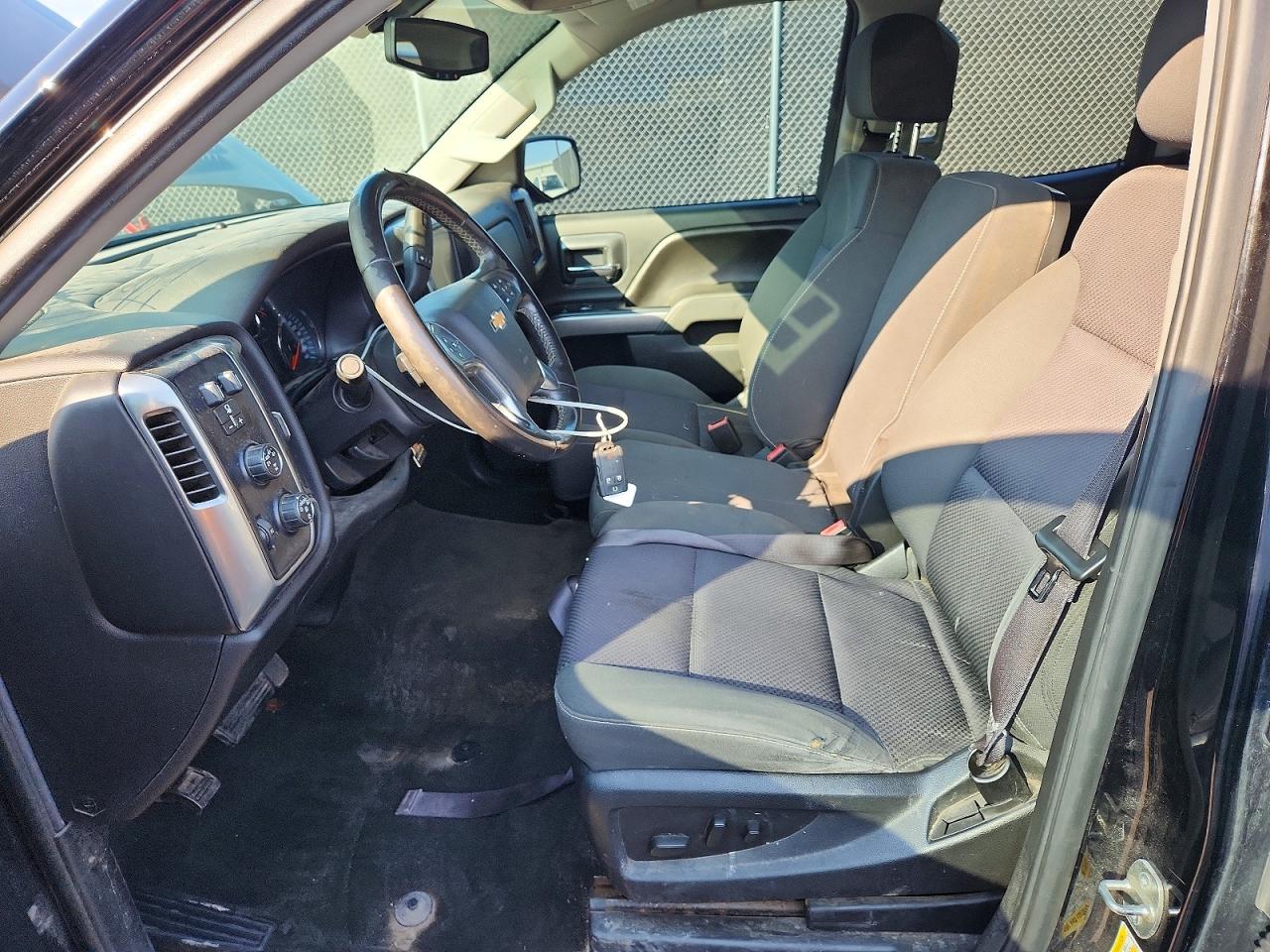 2015 Chevrolet Silverado K1500 Lt Black vin: 1GCVKREC8FZ271500