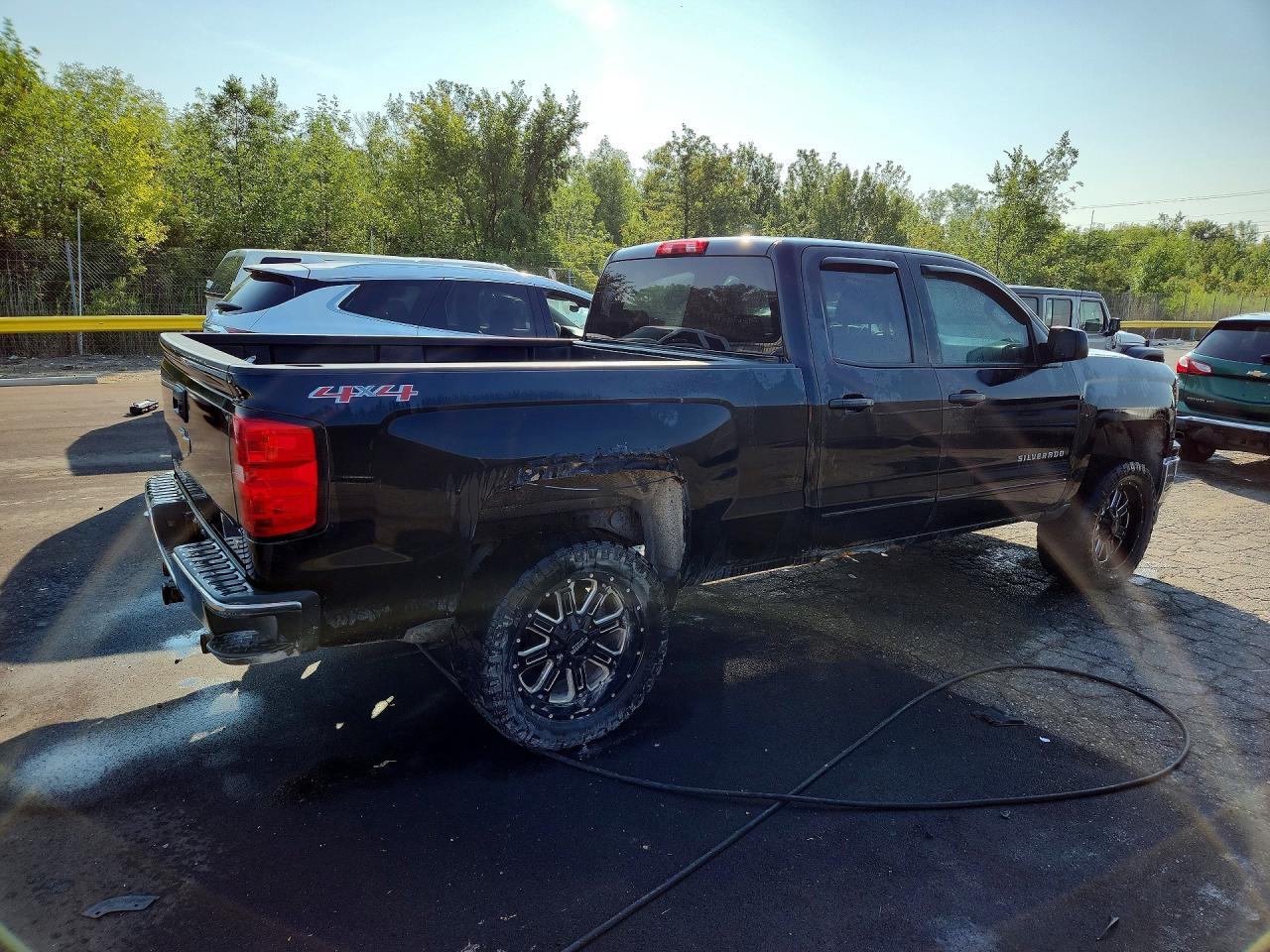 2015 Chevrolet Silverado K1500 Lt Black vin: 1GCVKREC8FZ271500