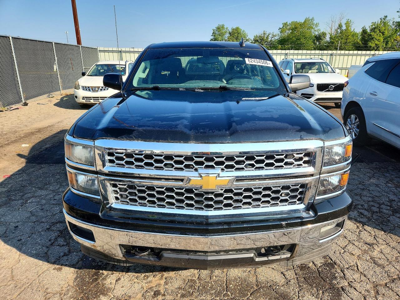 2015 Chevrolet Silverado K1500 Lt Black vin: 1GCVKREC8FZ271500