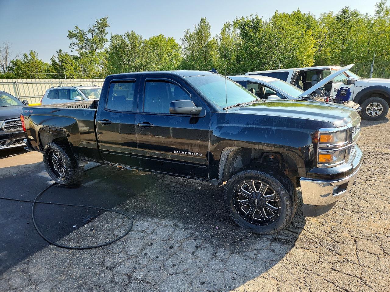 2015 Chevrolet Silverado K1500 Lt Black vin: 1GCVKREC8FZ271500
