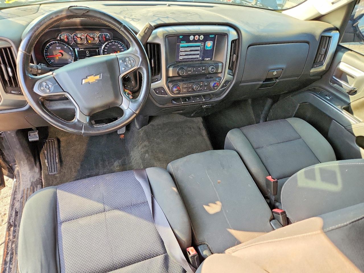 2015 Chevrolet Silverado K1500 Lt Black vin: 1GCVKREC8FZ271500