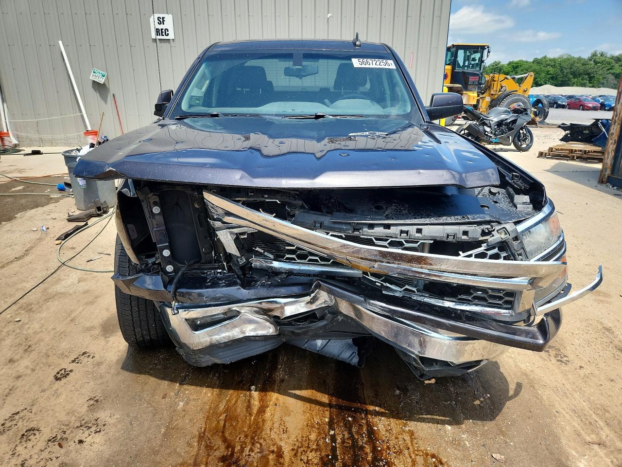 2015 Chevrolet Silverado K1500 Lt Gray vin: 1GCVKREC8FZ325748