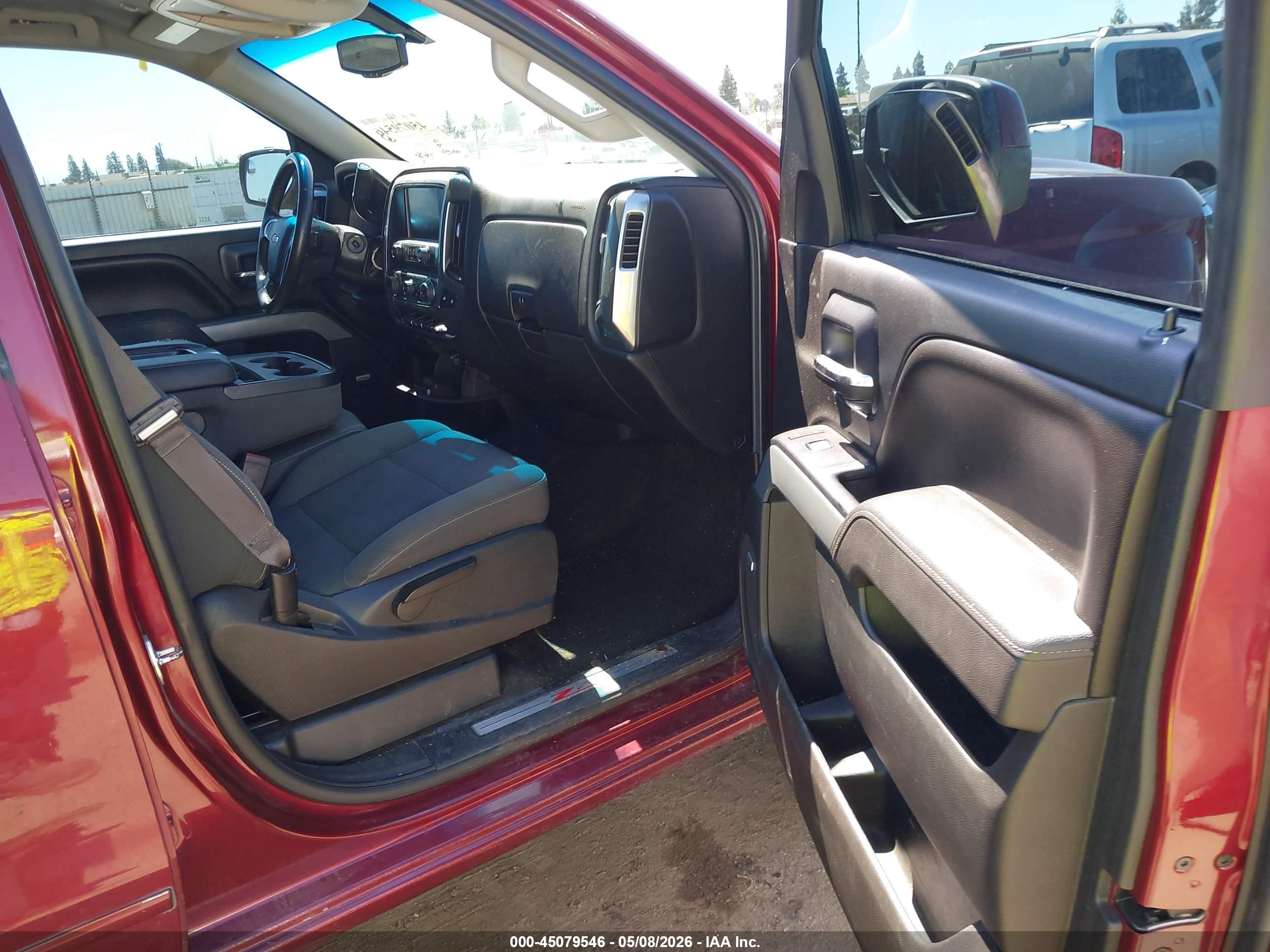 2015 Chevrolet Silverado 1500 2lt Темно-бордовый vin: 1GCVKREC8FZ330075