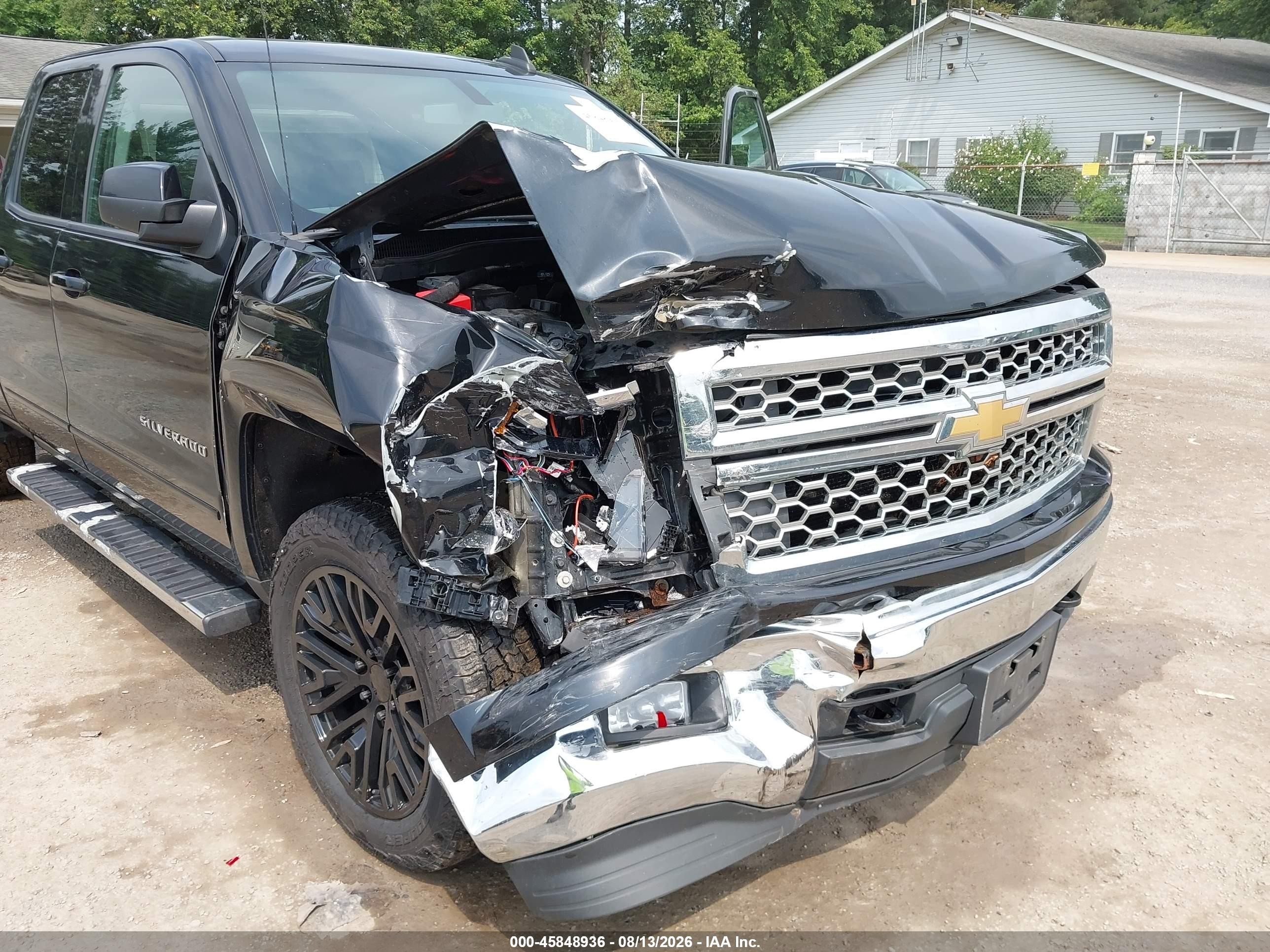 2015 Chevrolet Silverado 1500 Lt Black vin: 1GCVKREC8FZ346177