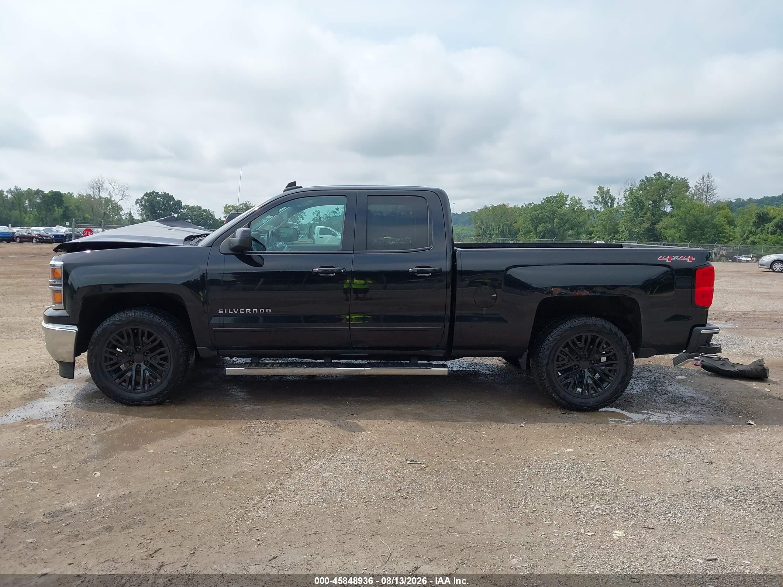 2015 Chevrolet Silverado 1500 Lt Black vin: 1GCVKREC8FZ346177
