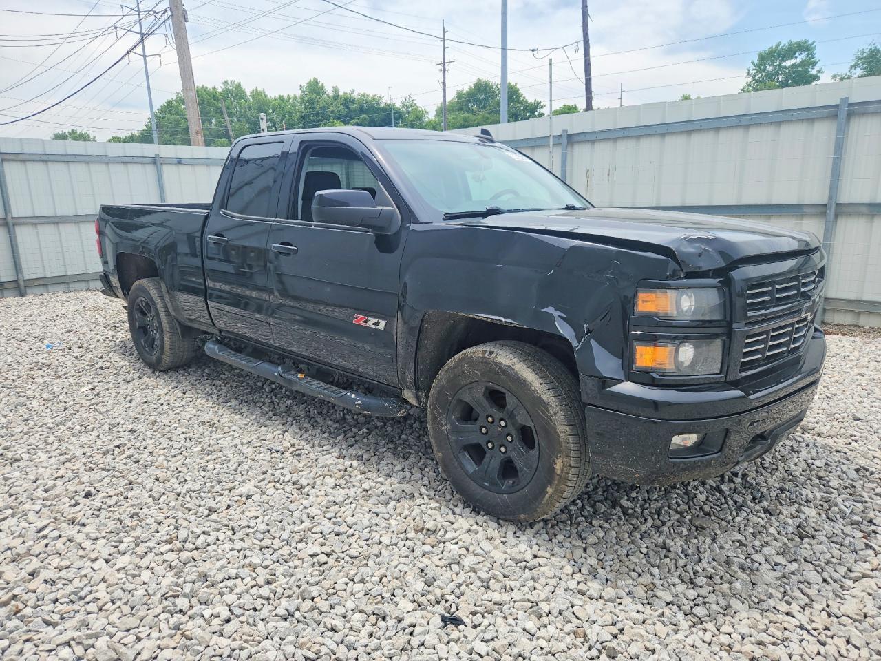 2015 Chevrolet Silverado K1500 Lt Black vin: 1GCVKREC8FZ381267