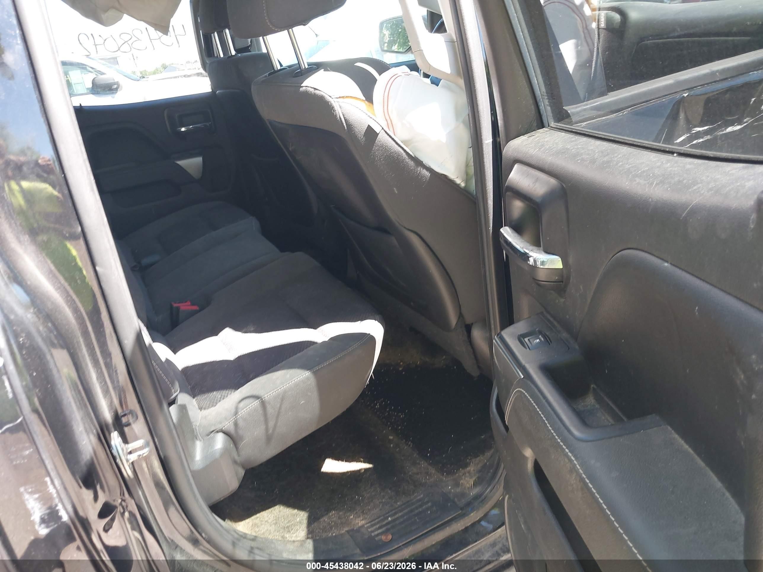 2015 Chevrolet Silverado 1500 Lt Black vin: 1GCVKREC8FZ406202