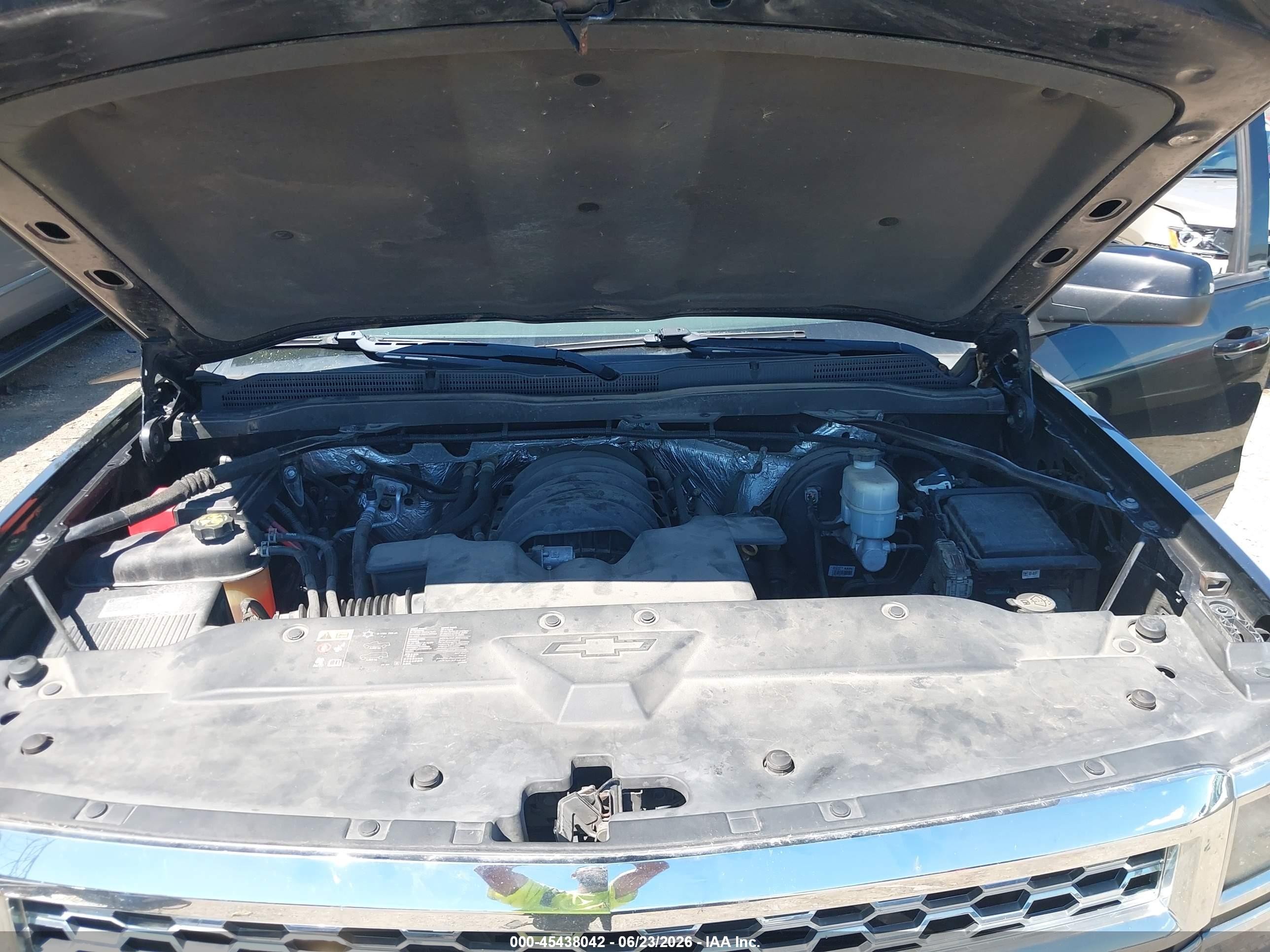 2015 Chevrolet Silverado 1500 Lt Black vin: 1GCVKREC8FZ406202