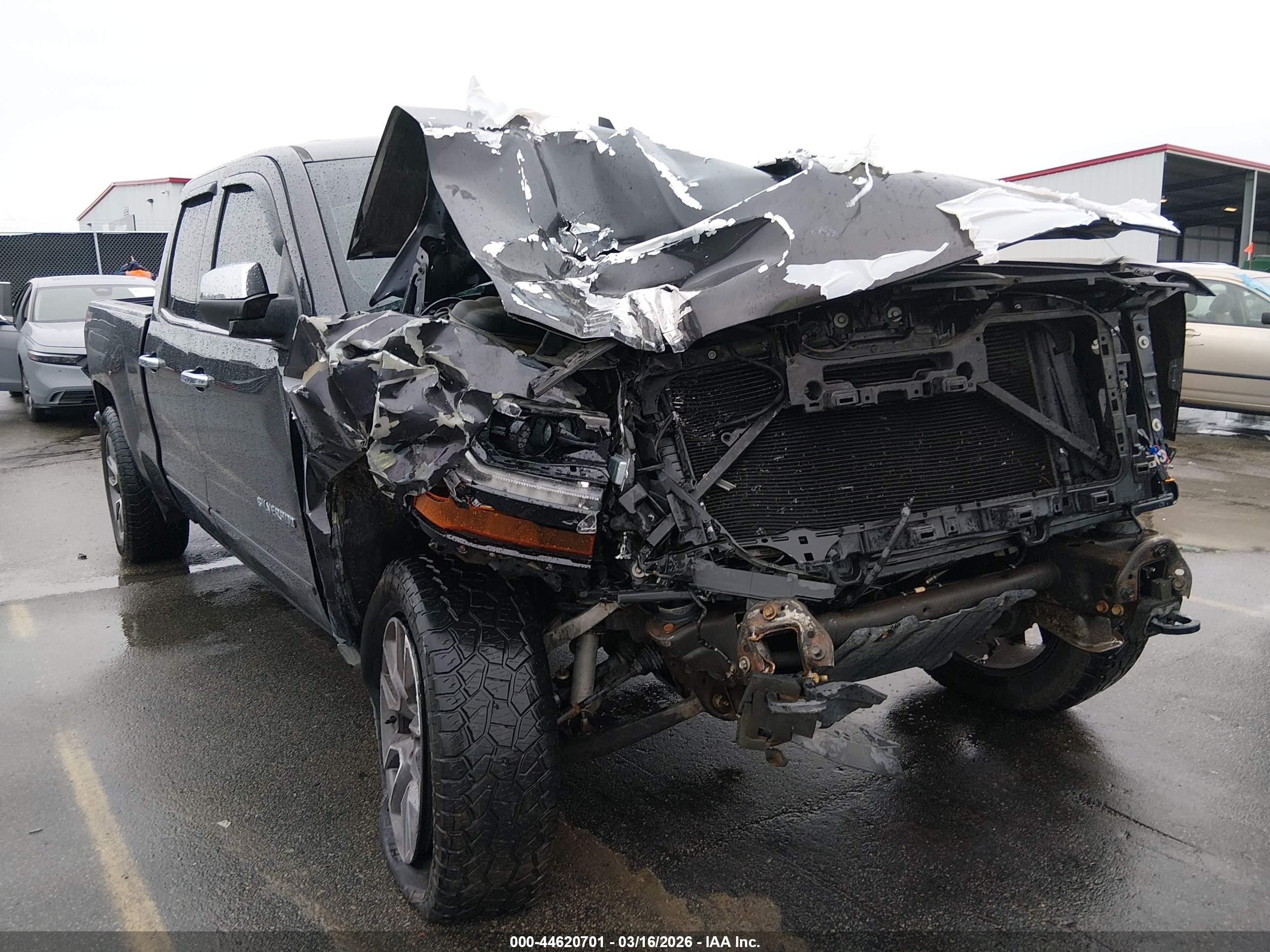 2015 Chevrolet Silverado 1500 2lt Gray vin: 1GCVKREC8FZ413134