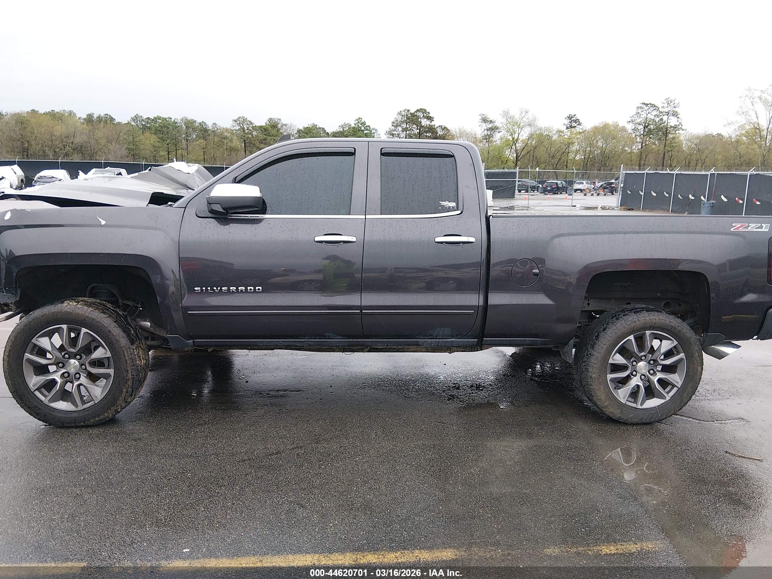 2015 Chevrolet Silverado 1500 2lt Gray vin: 1GCVKREC8FZ413134