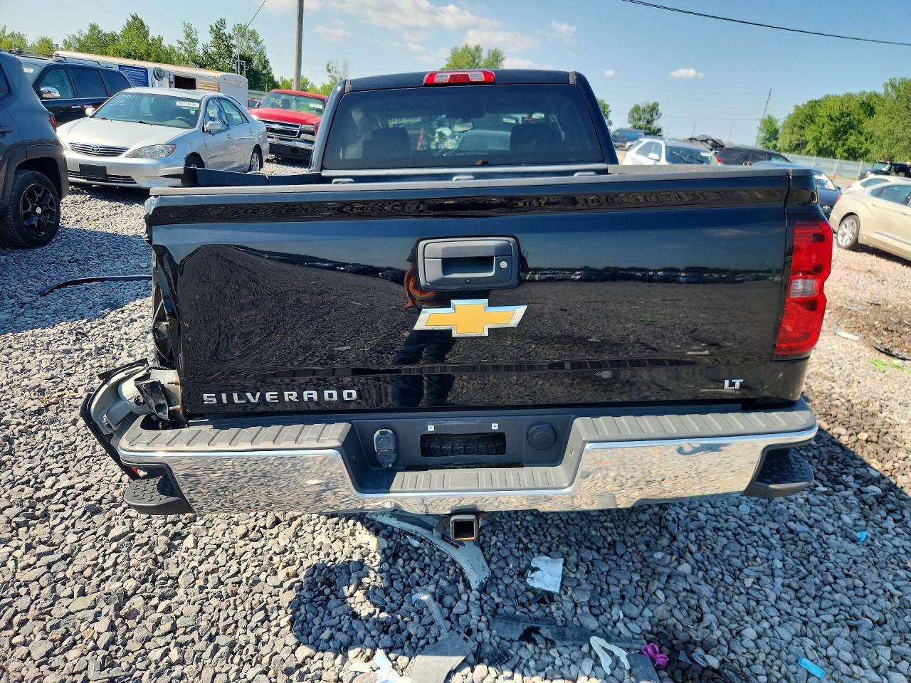 2015 Chevrolet Silverado K1500 Lt Black vin: 1GCVKREC8FZ427812