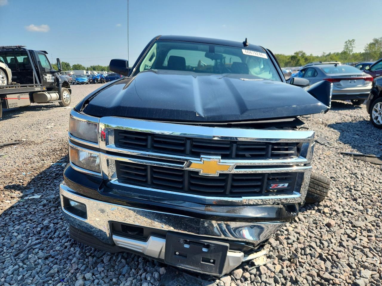 2015 Chevrolet Silverado K1500 Lt Black vin: 1GCVKREC8FZ427812
