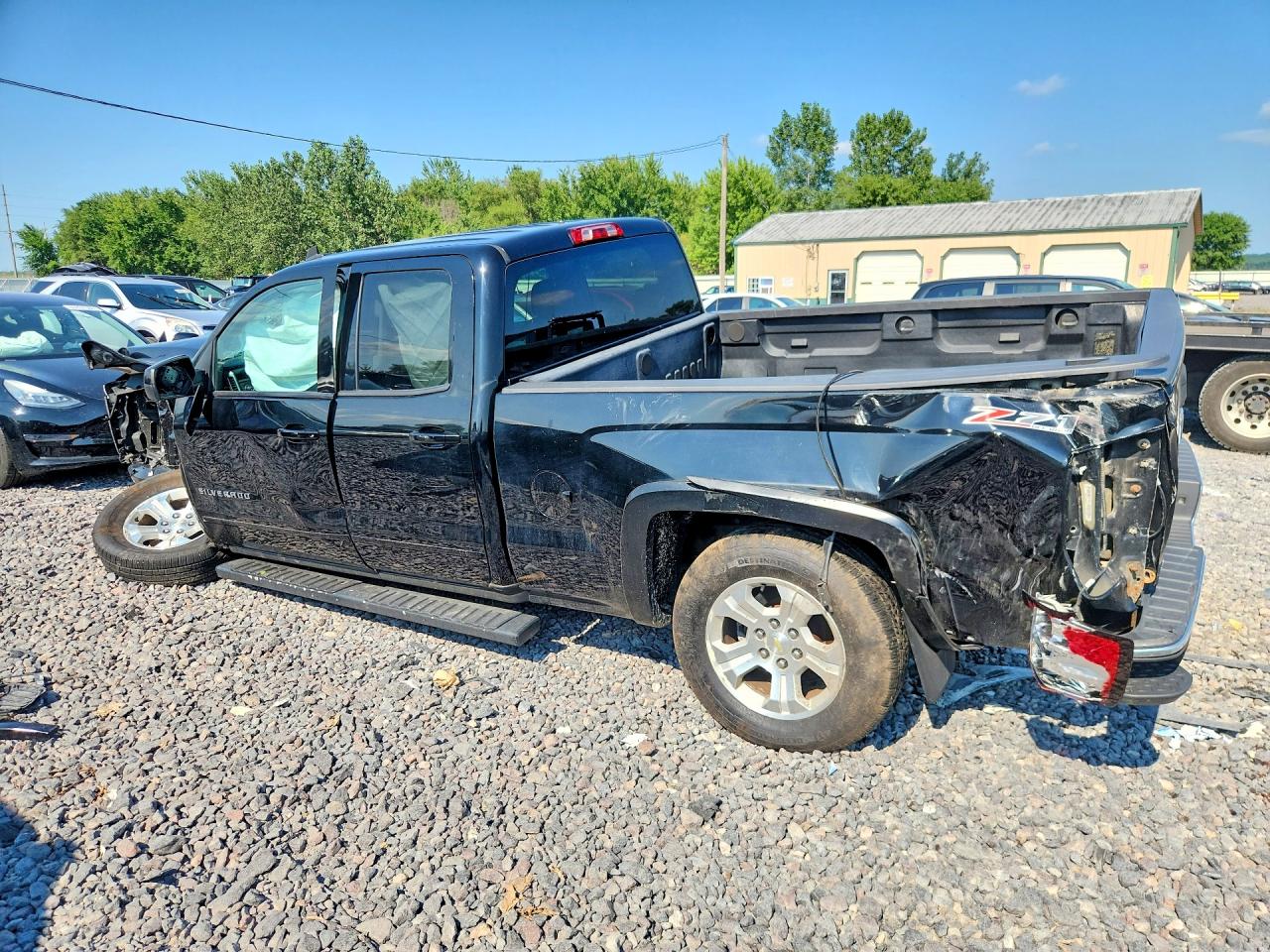 2015 Chevrolet Silverado K1500 Lt Black vin: 1GCVKREC8FZ427812