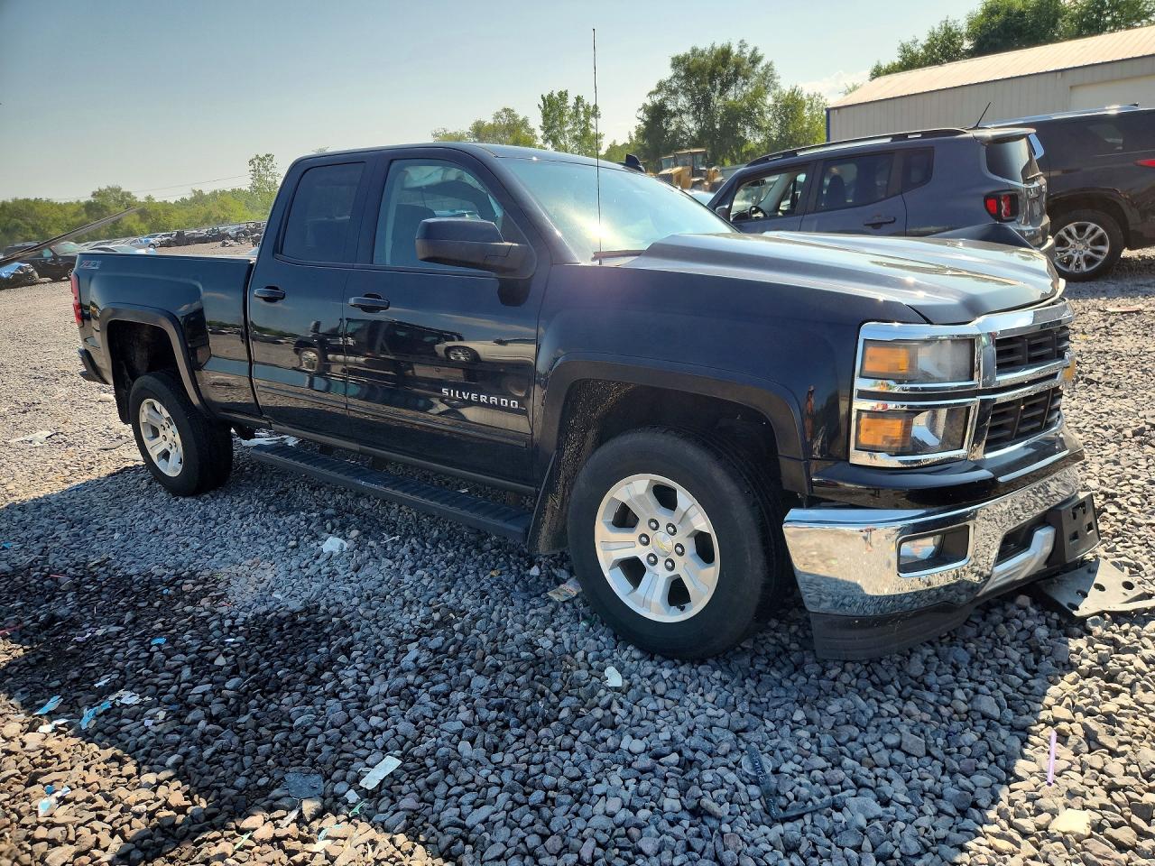 2015 Chevrolet Silverado K1500 Lt Black vin: 1GCVKREC8FZ427812