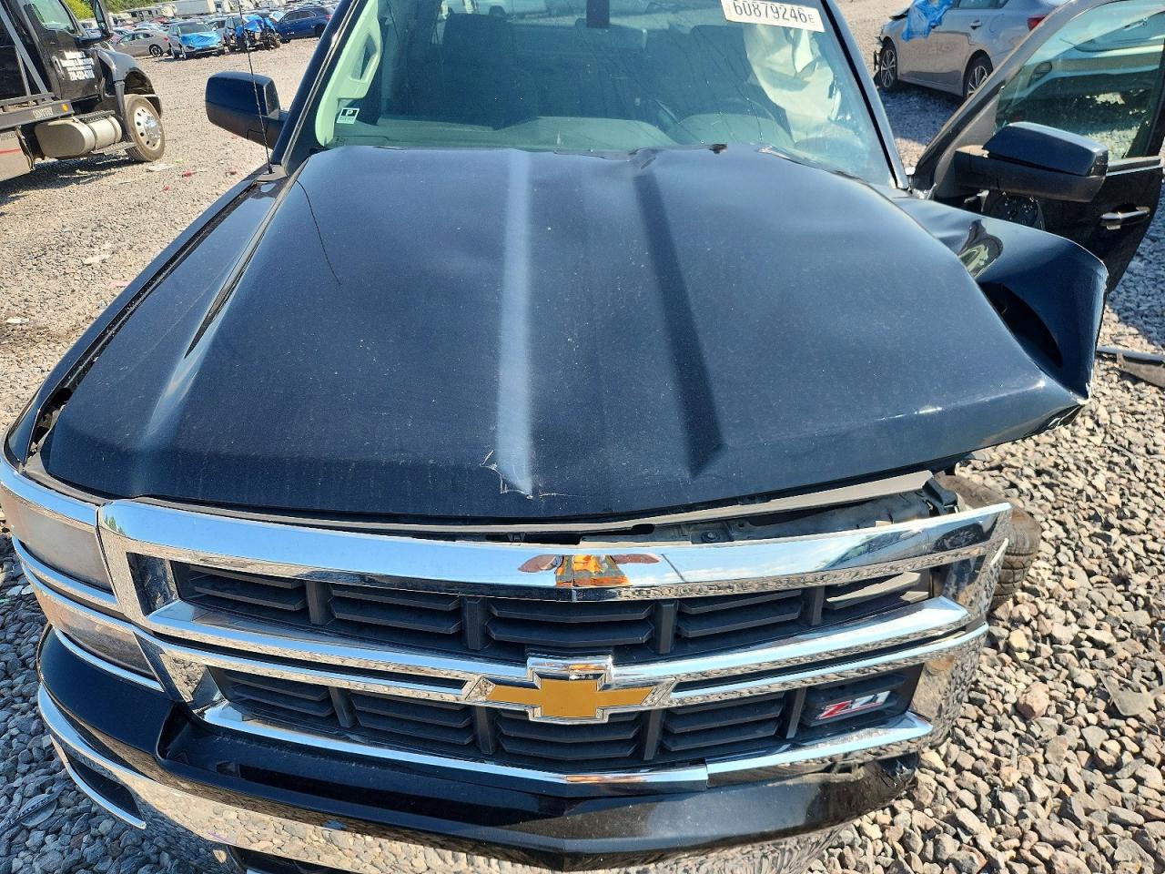 2015 Chevrolet Silverado K1500 Lt Black vin: 1GCVKREC8FZ427812