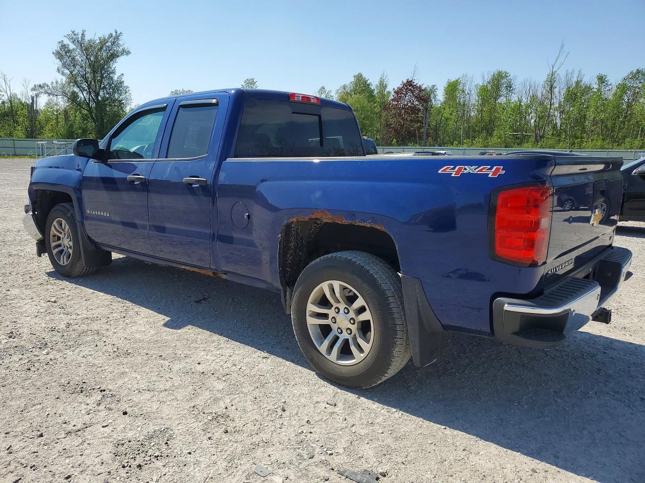 2014 Chevrolet Silverado K1500 Lt Blue vin: 1GCVKREC9EZ104755