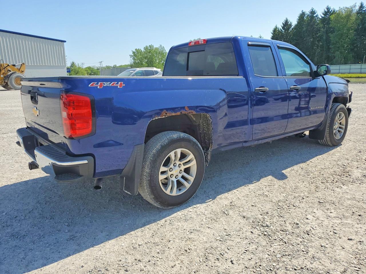 2014 Chevrolet Silverado K1500 Lt Blue vin: 1GCVKREC9EZ104755