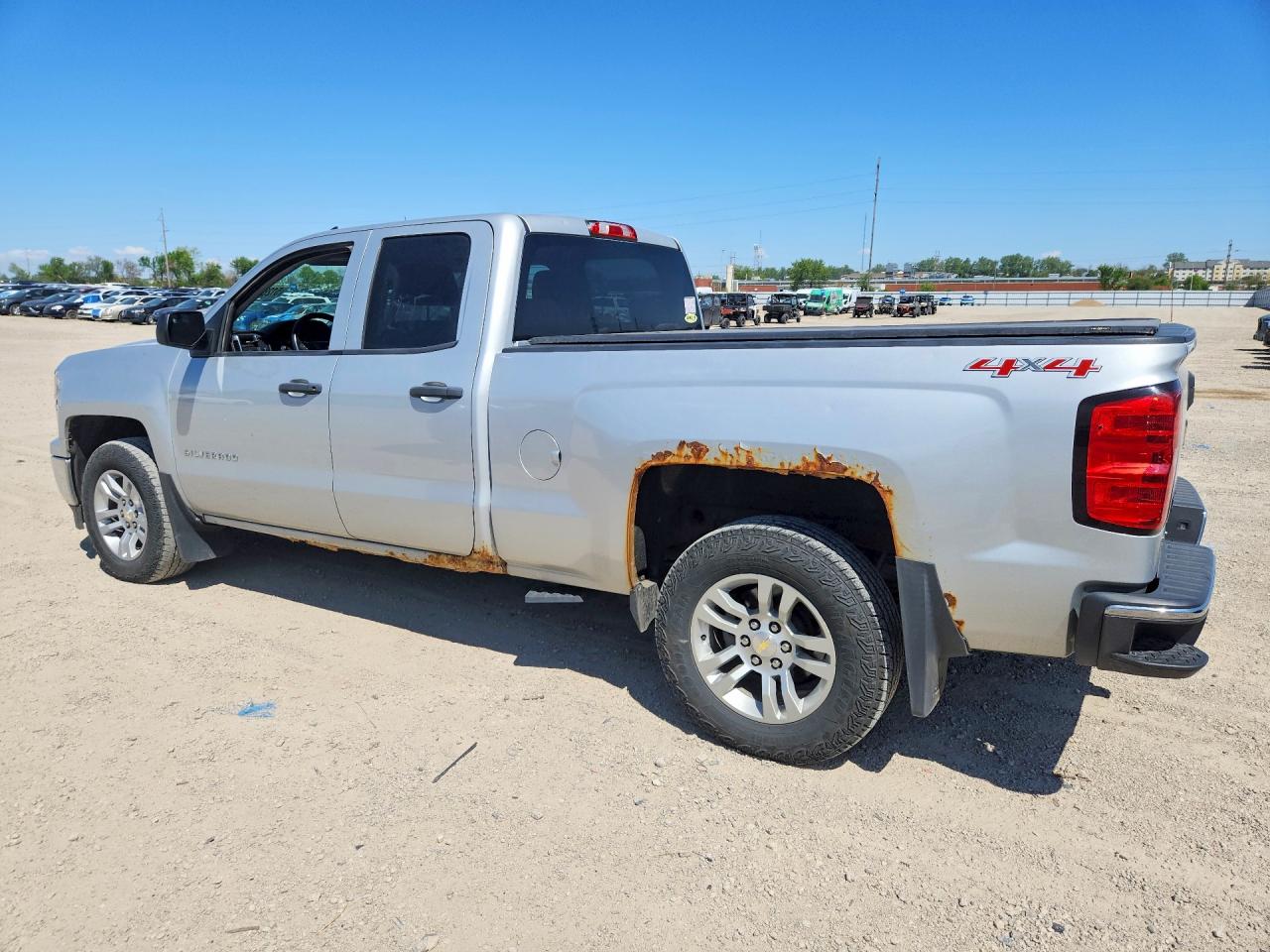 2014 Chevrolet Silverado K1500 Lt Silver vin: 1GCVKREC9EZ109969