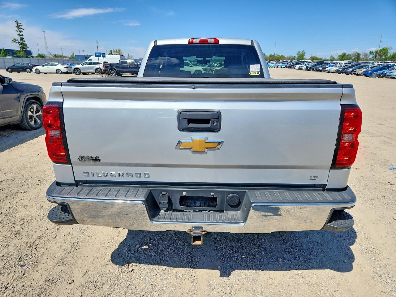 2014 Chevrolet Silverado K1500 Lt Silver vin: 1GCVKREC9EZ109969