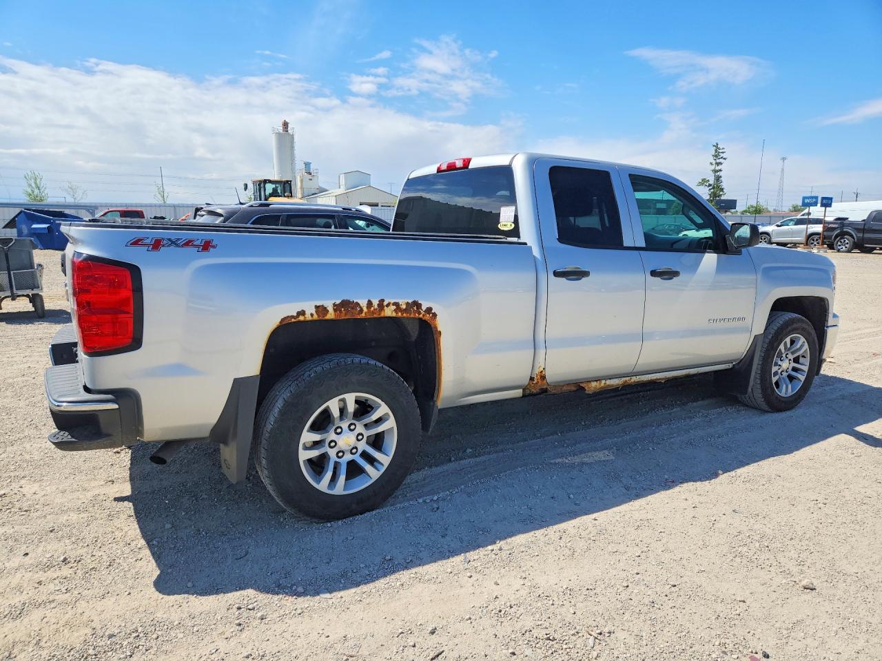 2014 Chevrolet Silverado K1500 Lt Silver vin: 1GCVKREC9EZ109969